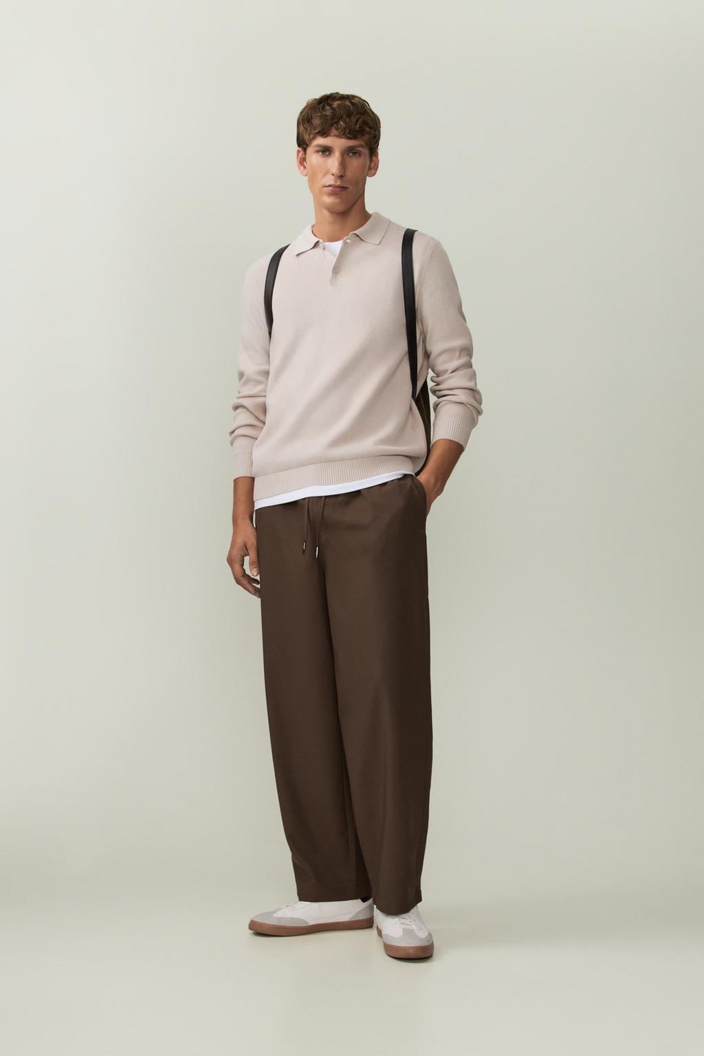 Dressy baggy jogger trousers