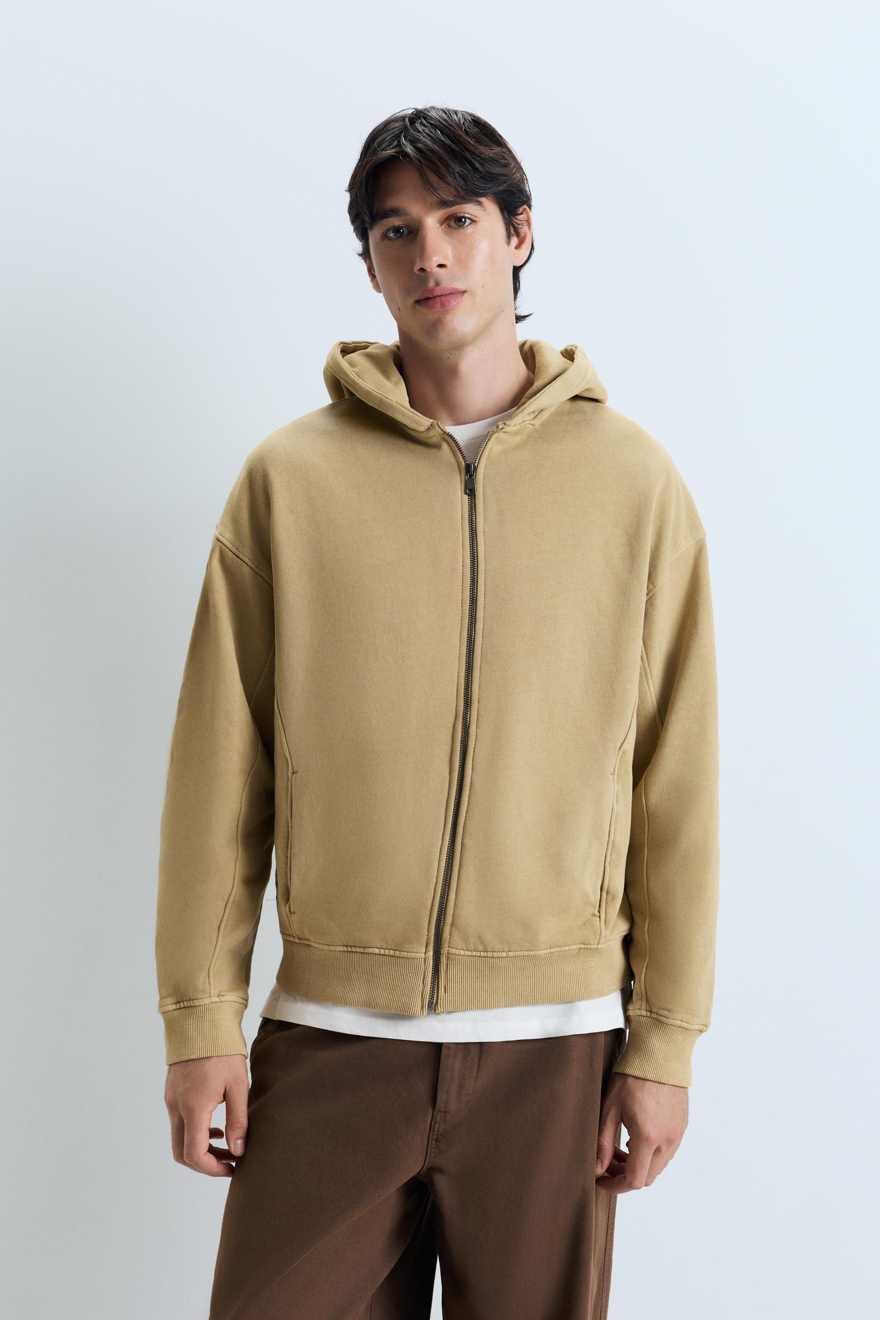 Chaqueta chándal garment dye