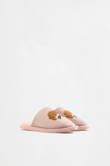 Print house slippers — PINK 2