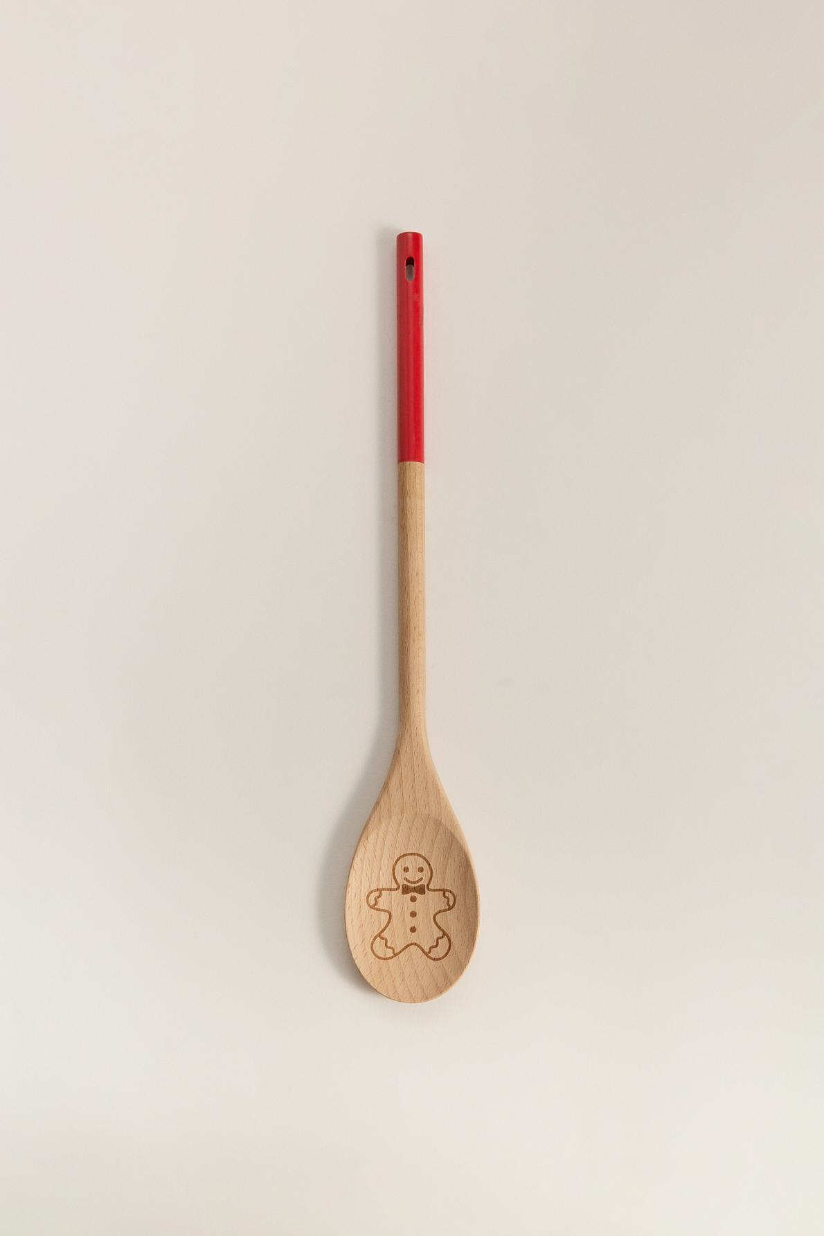 Cuchara para servir navideña