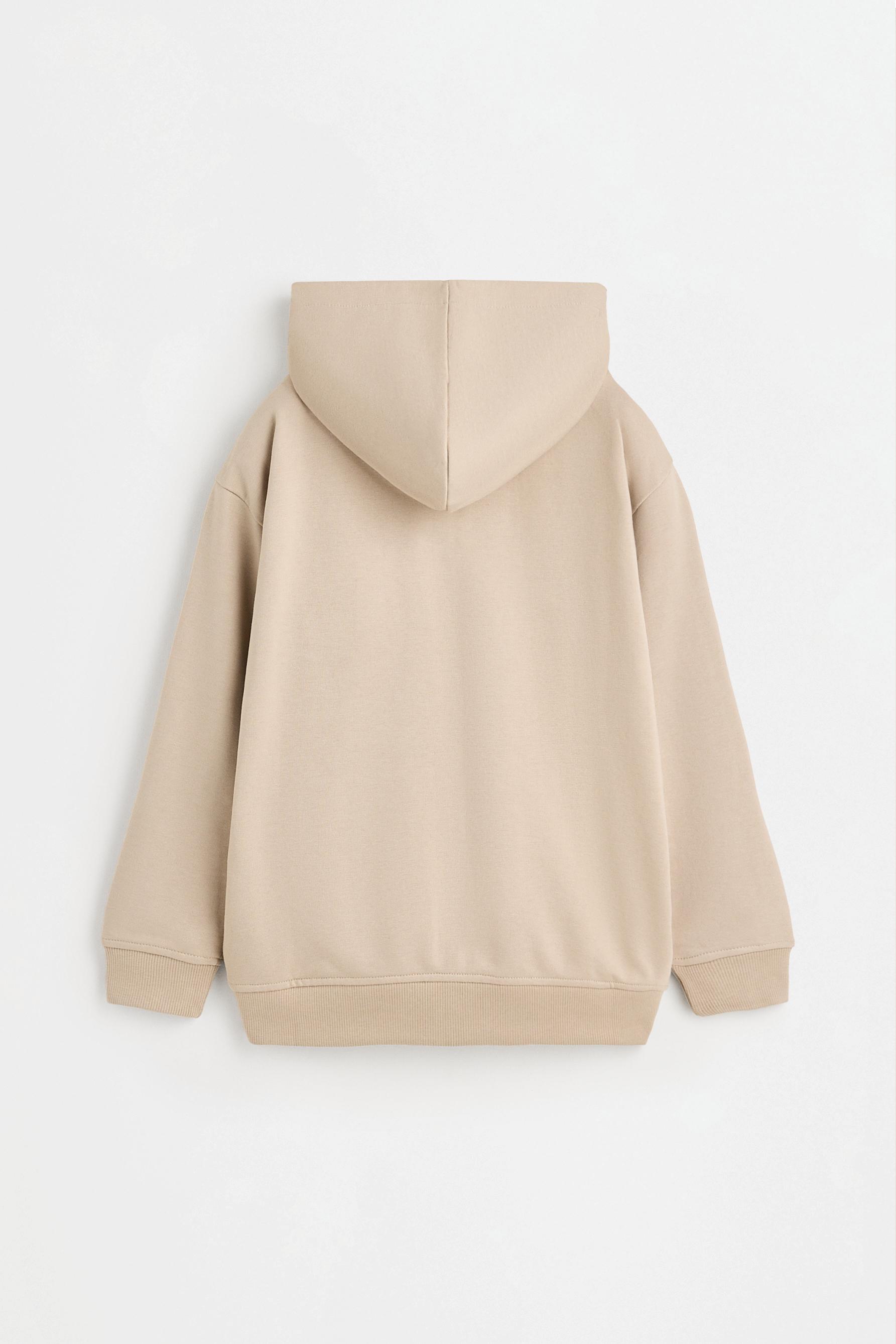 Zip-up sweatshirt — SAND