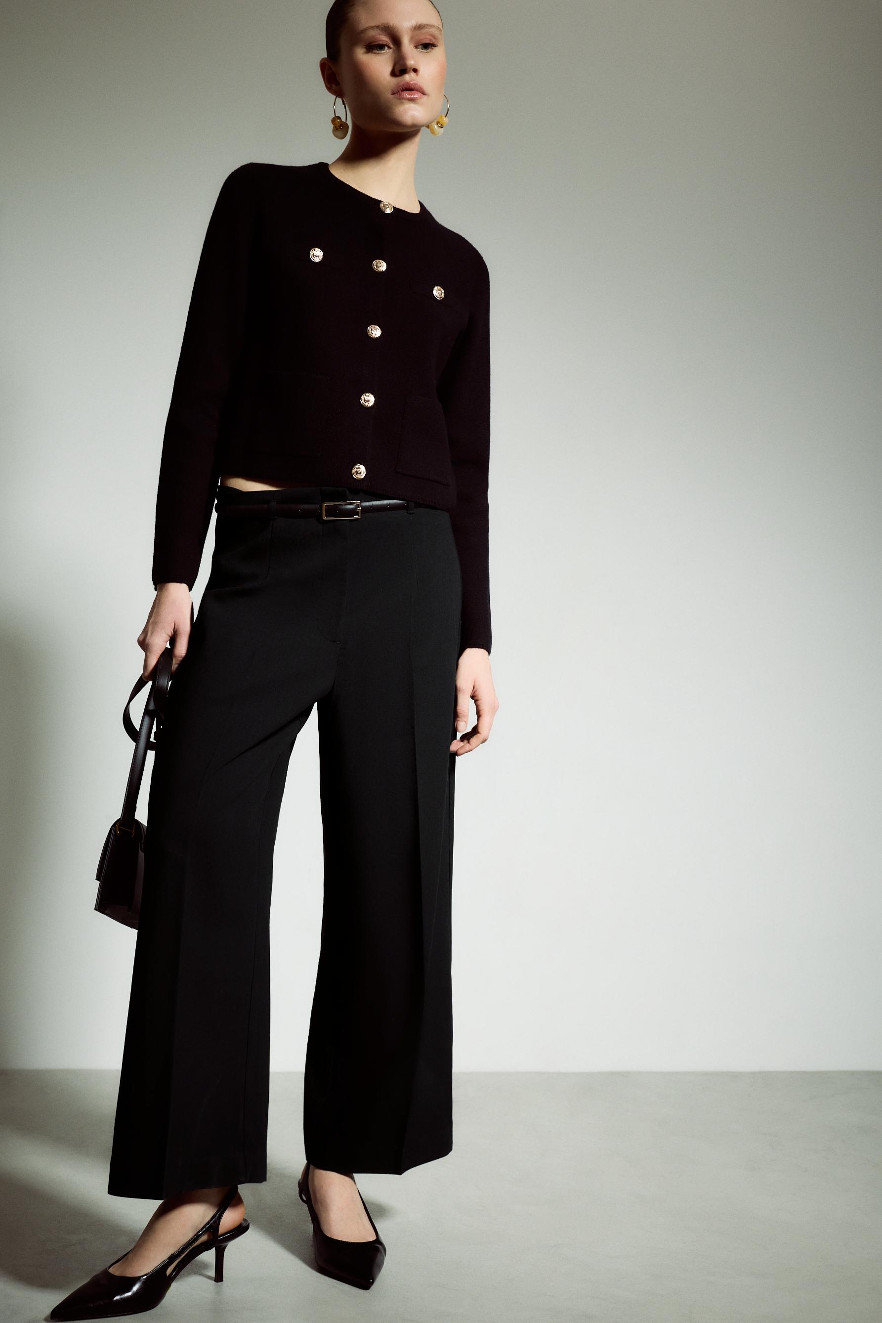 Pantalón culotte vestir