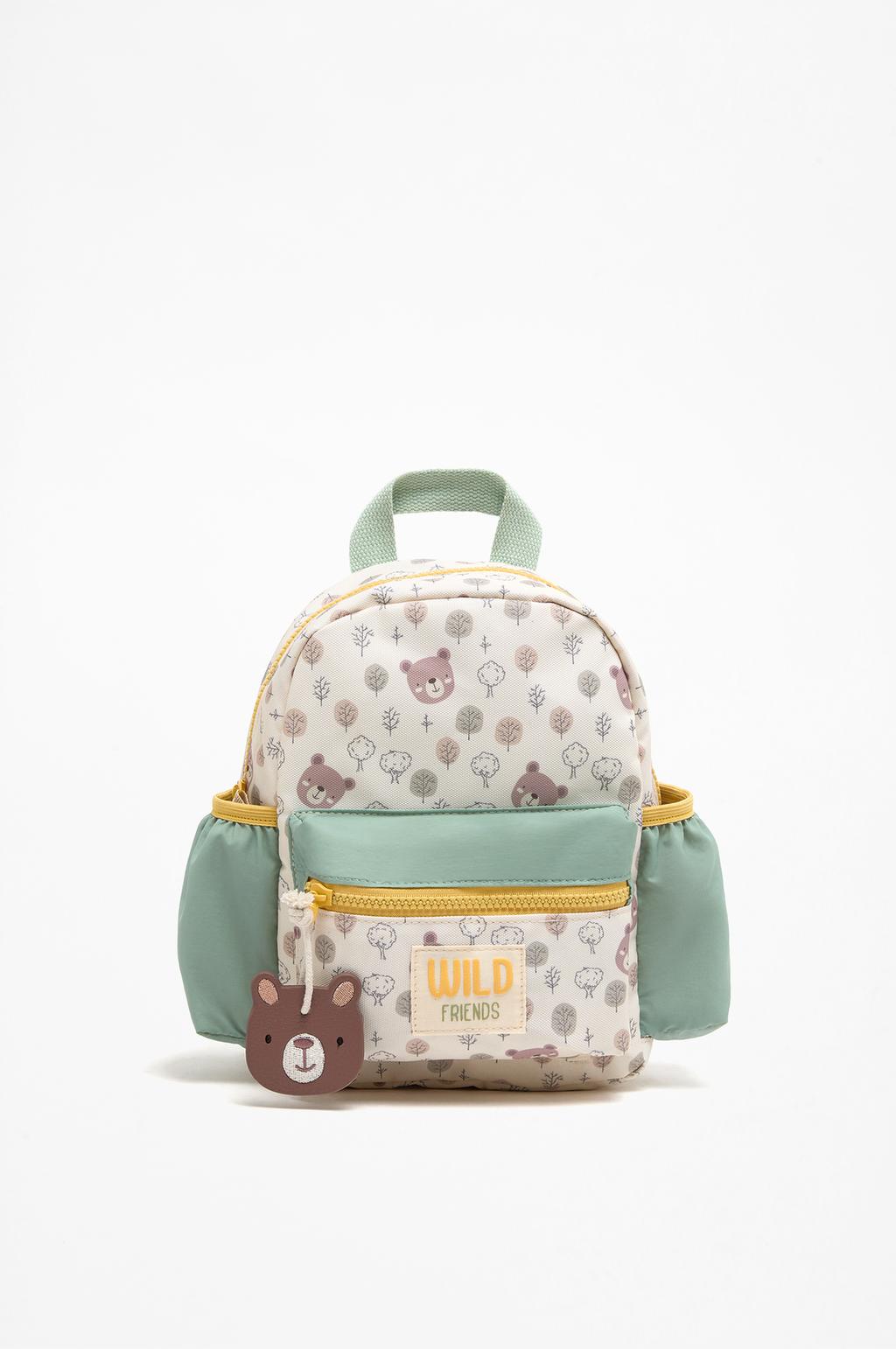 Zaino imbottito con orsetti