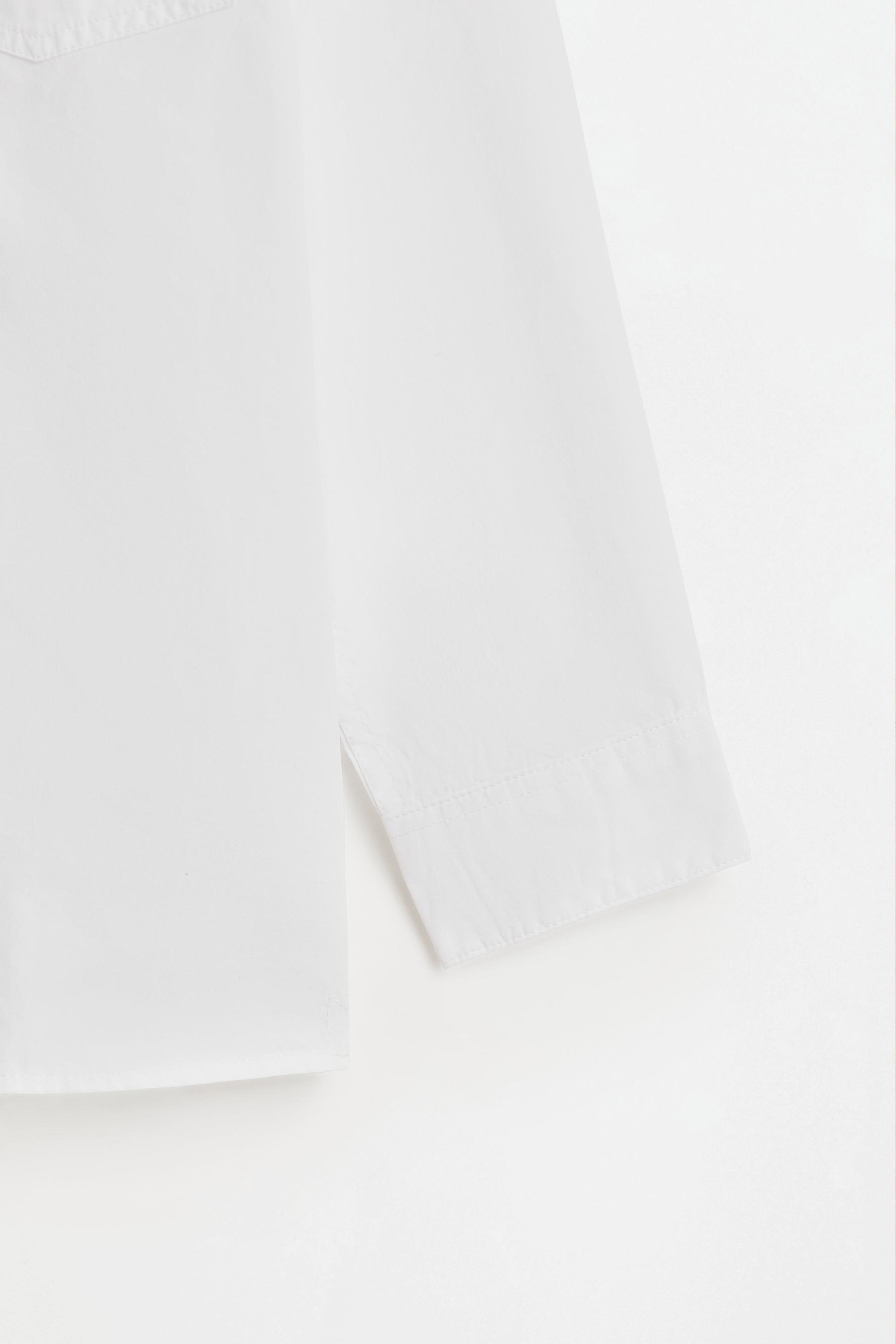 Poplin shirt — WHITE