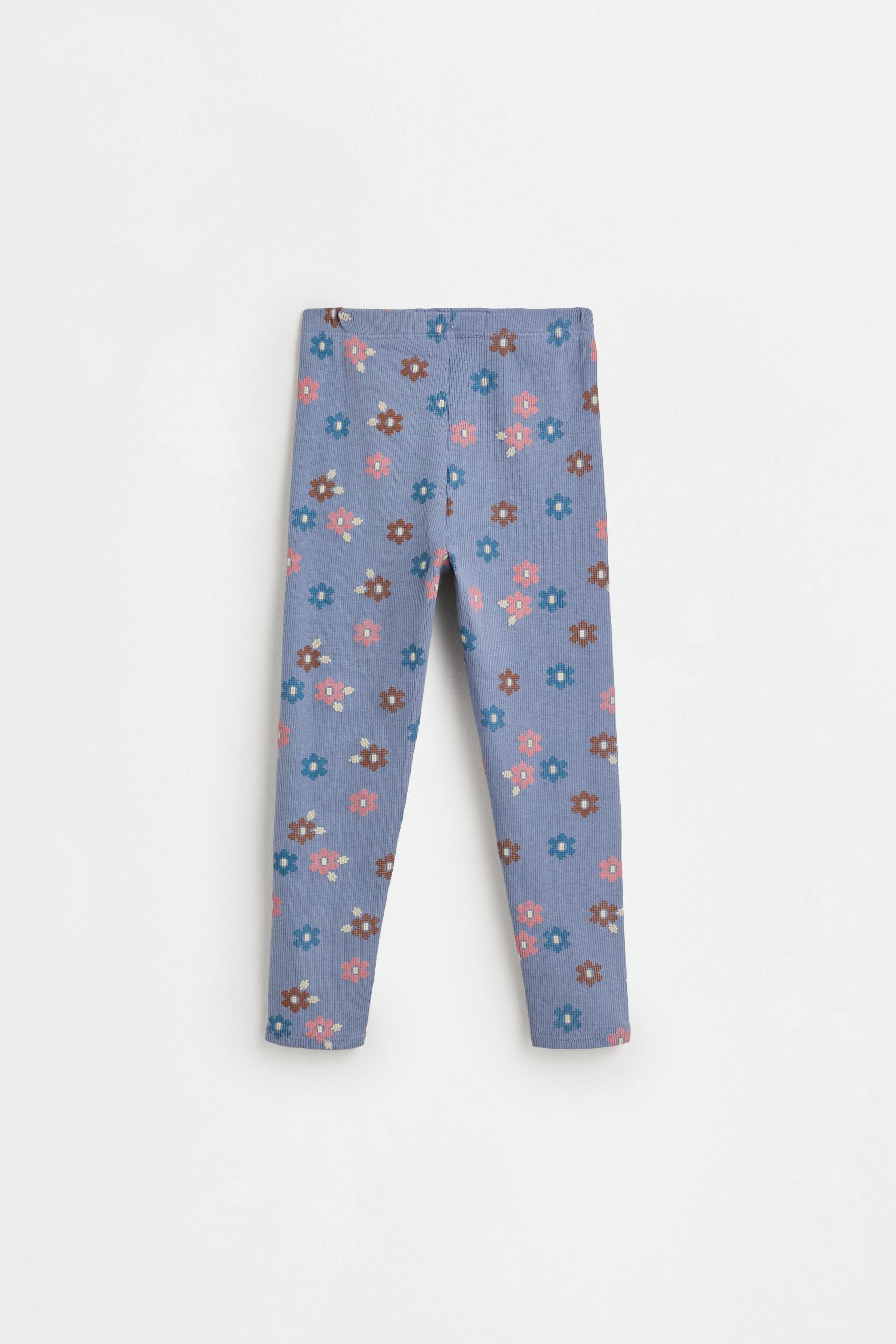 Sweatshirt and ribbed leggings set — INDIGO