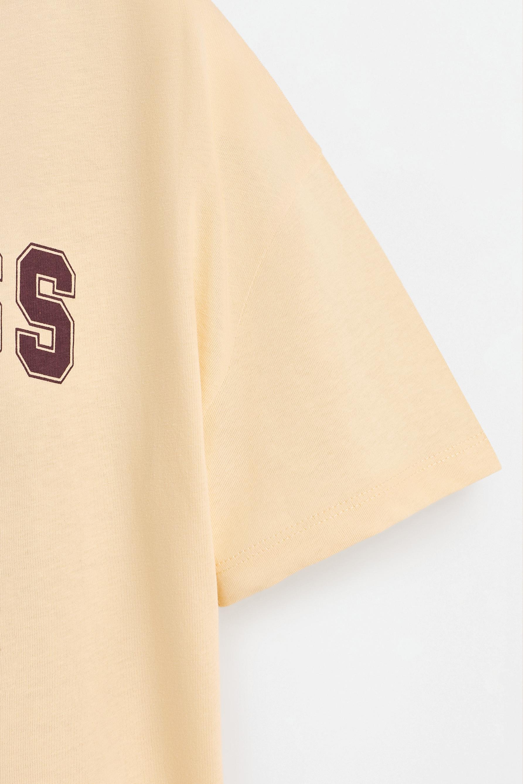 Printed T-shirt — VANILLA