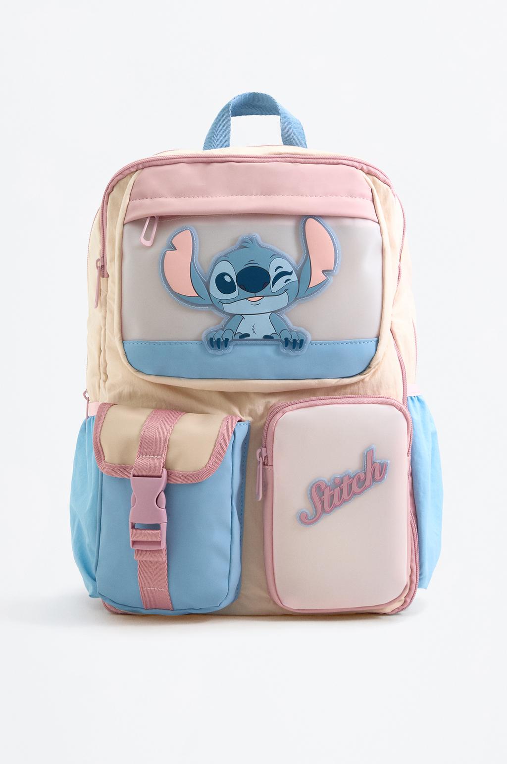 Mochila escolar multi bolsos Lilo & Stitch ©Disney