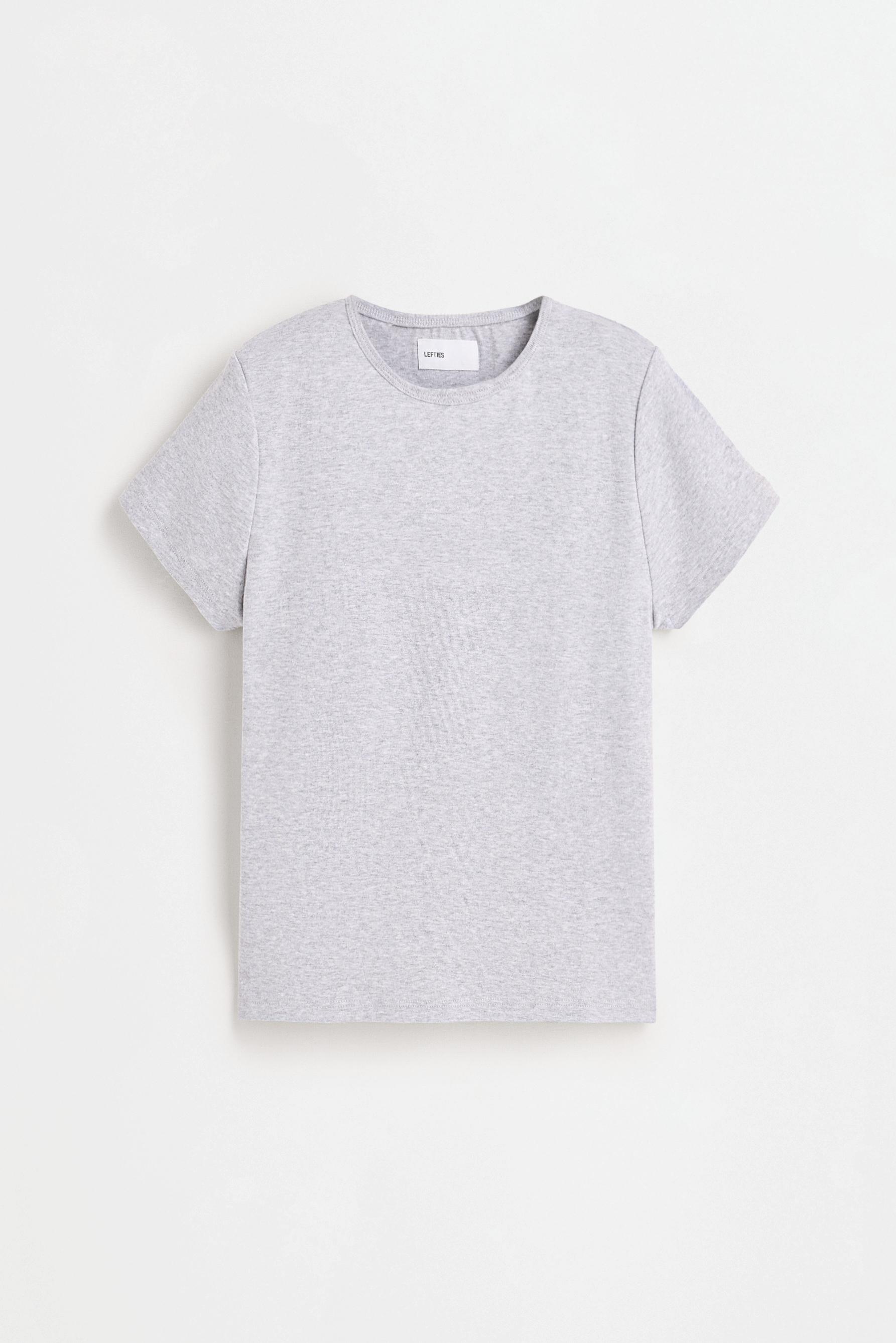 Basic T-shirt — GREY MARL
