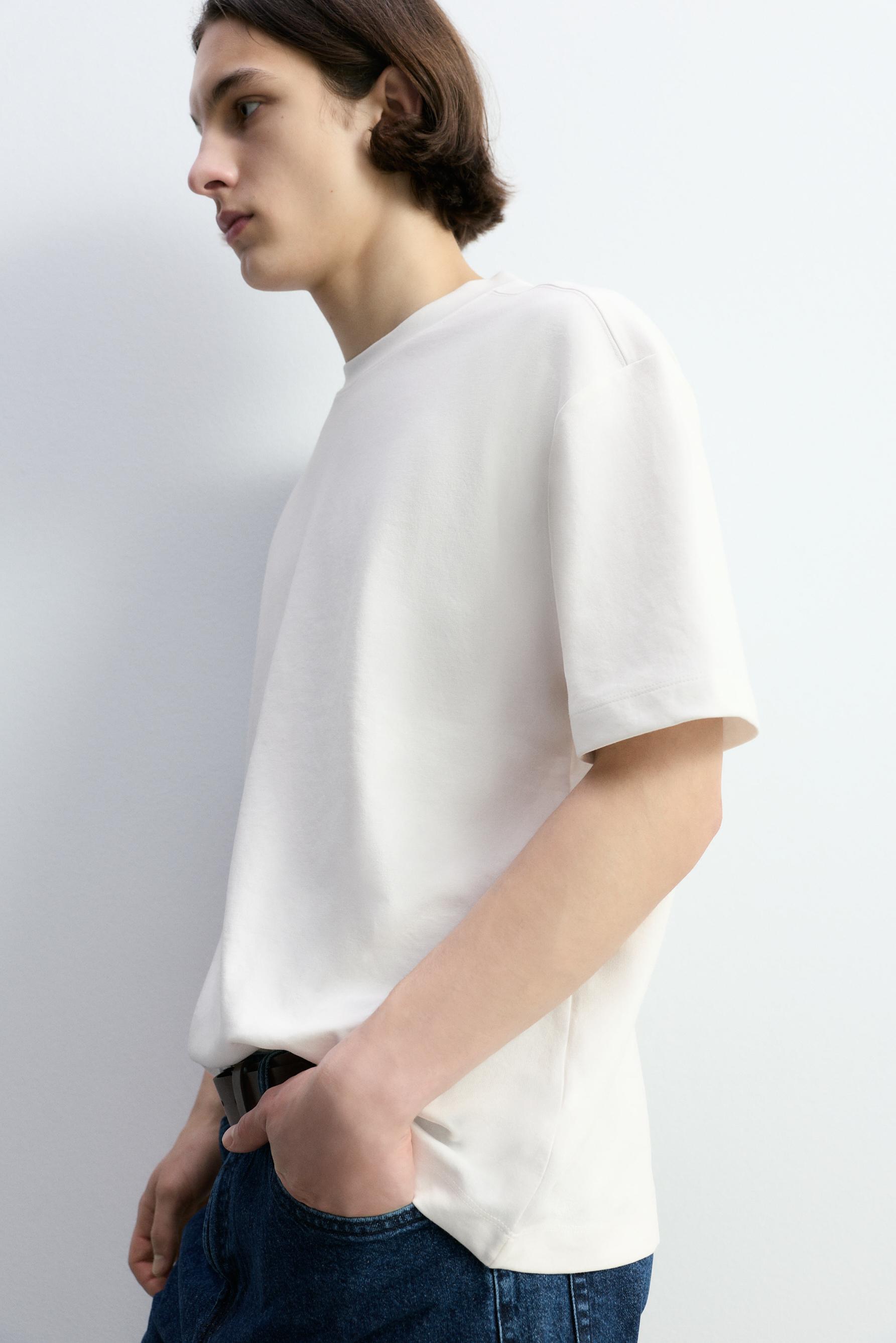 Soft Interlock T-shirt — WHITE
