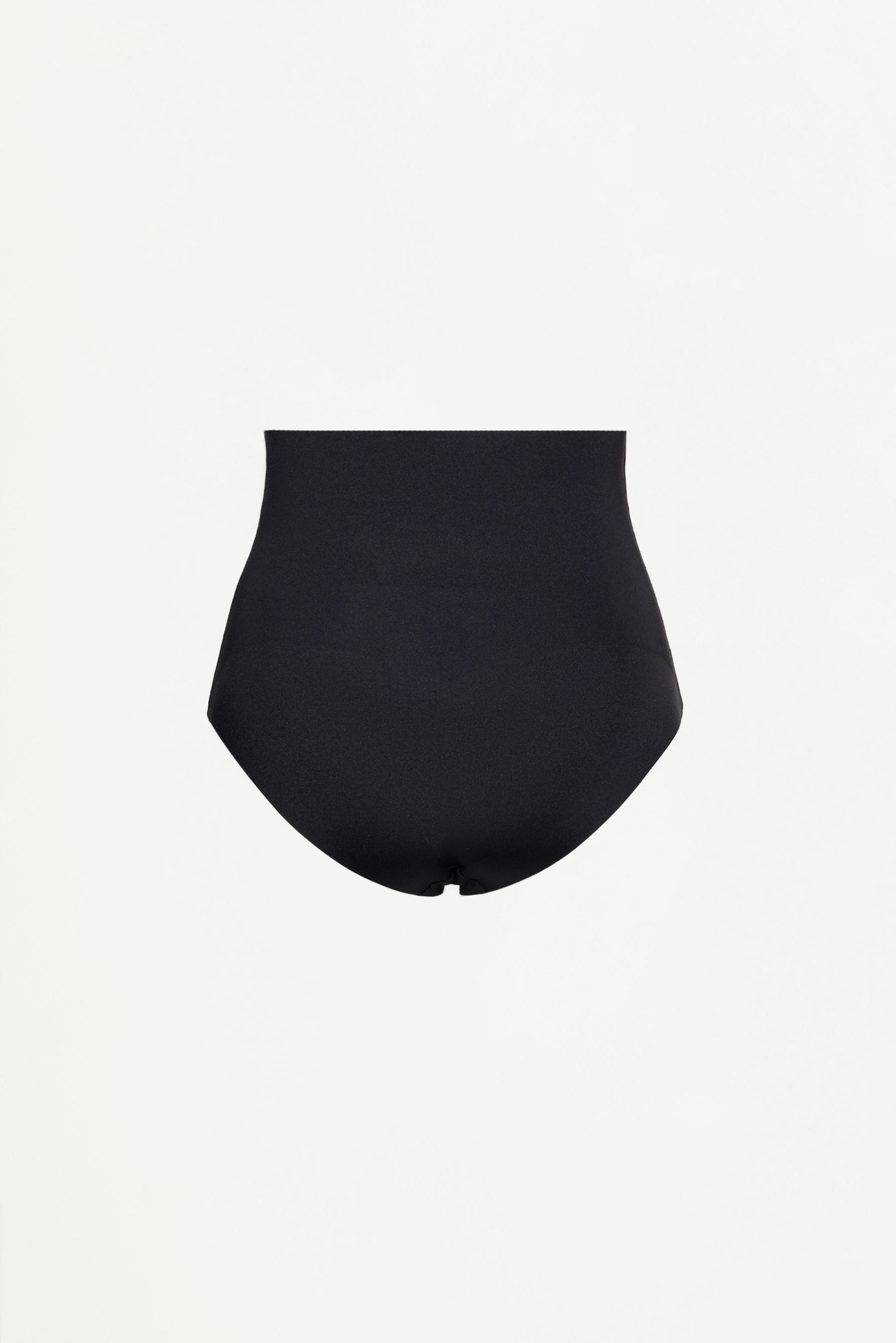 High-waist shaper briefs — BLACK