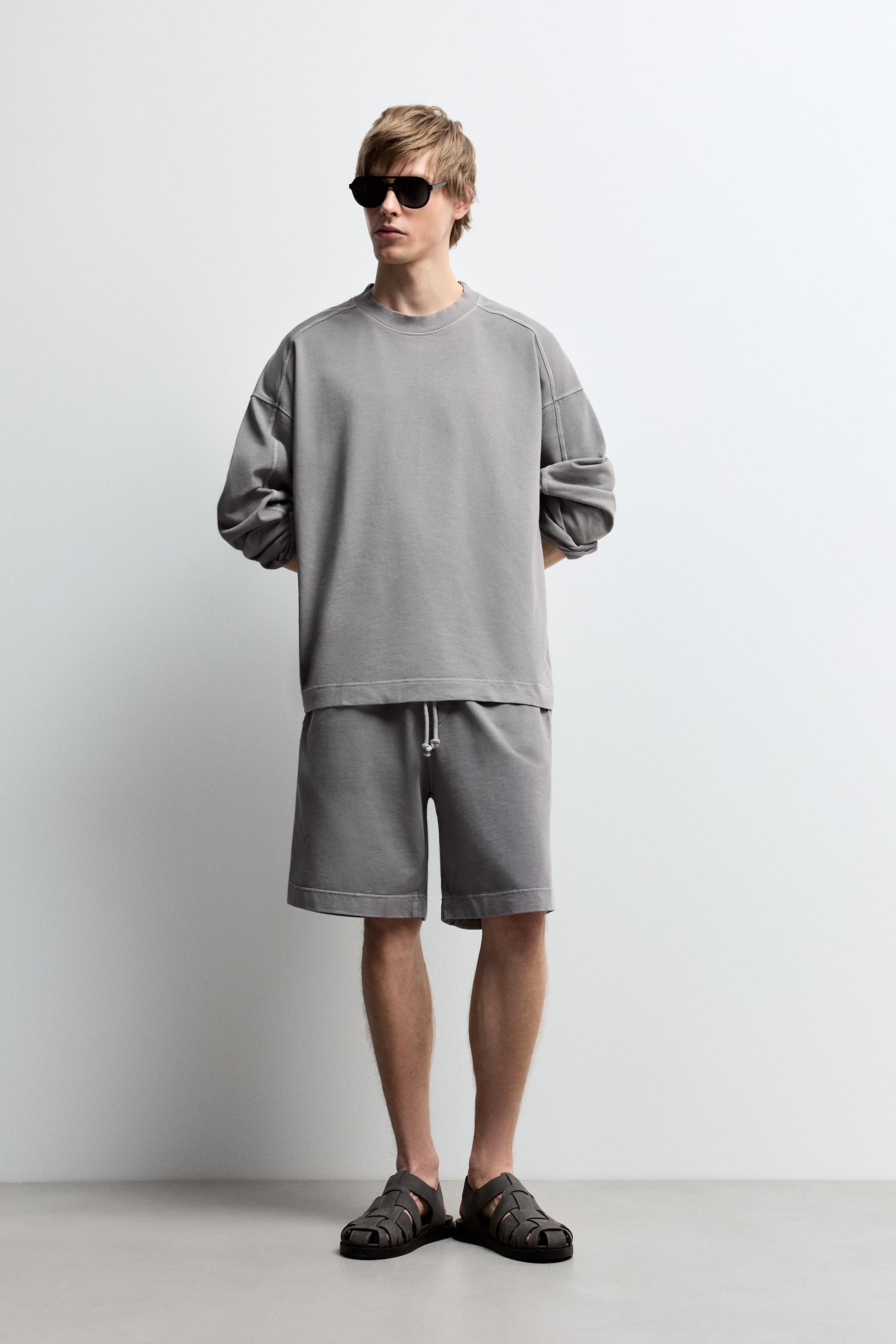 Bermuda chándal garment dye