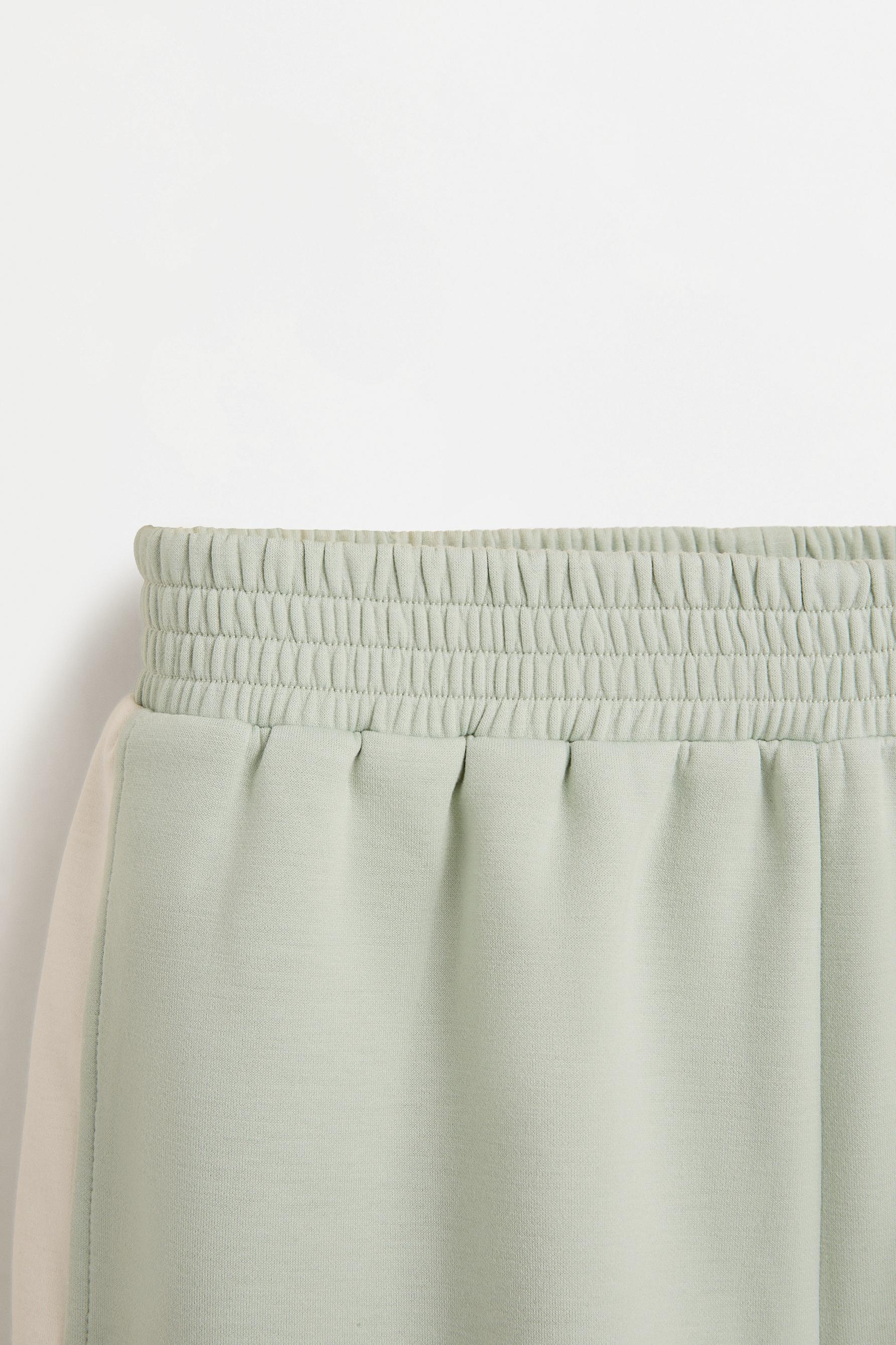 Flowy plush sports shorts — MINT GREEN