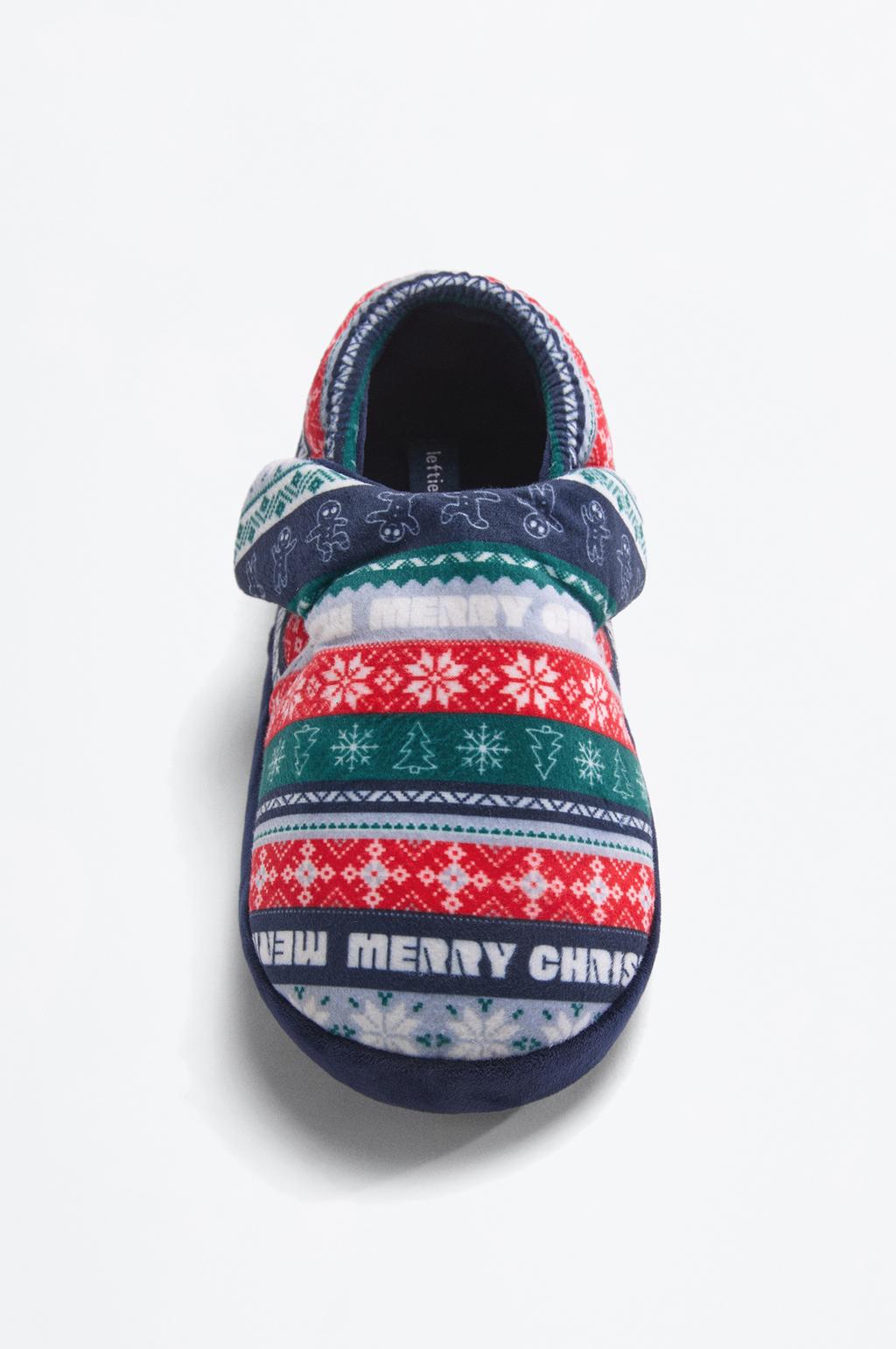 Niños | Zapatilla de casa navideña