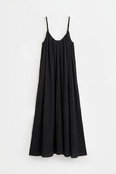Satin midi dress — BLACK 6