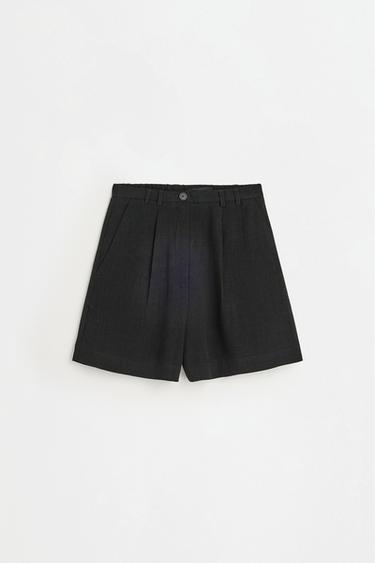 Rustic Bermuda shorts — BLACK 6