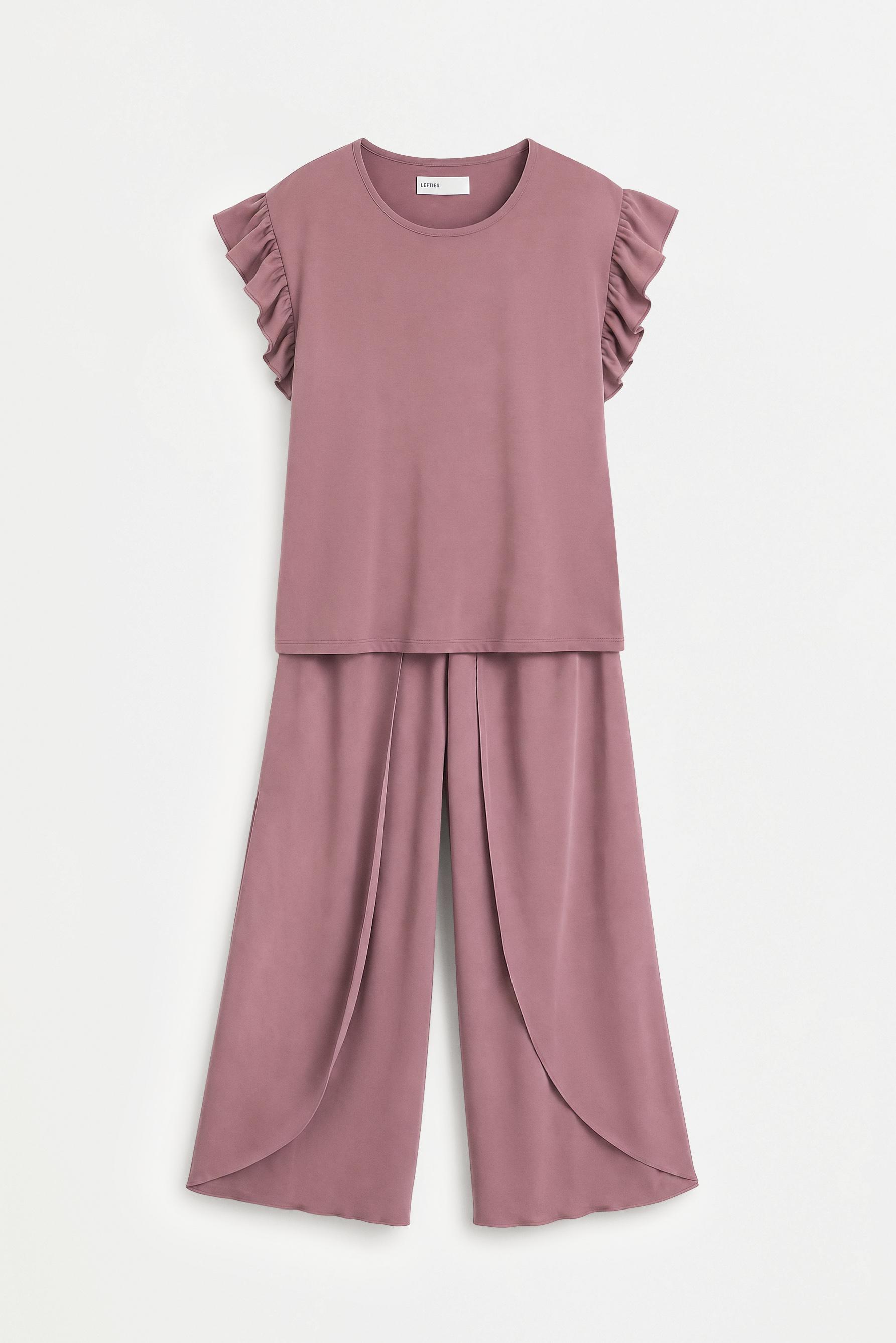 Long homewear set — DARK MULBERRY