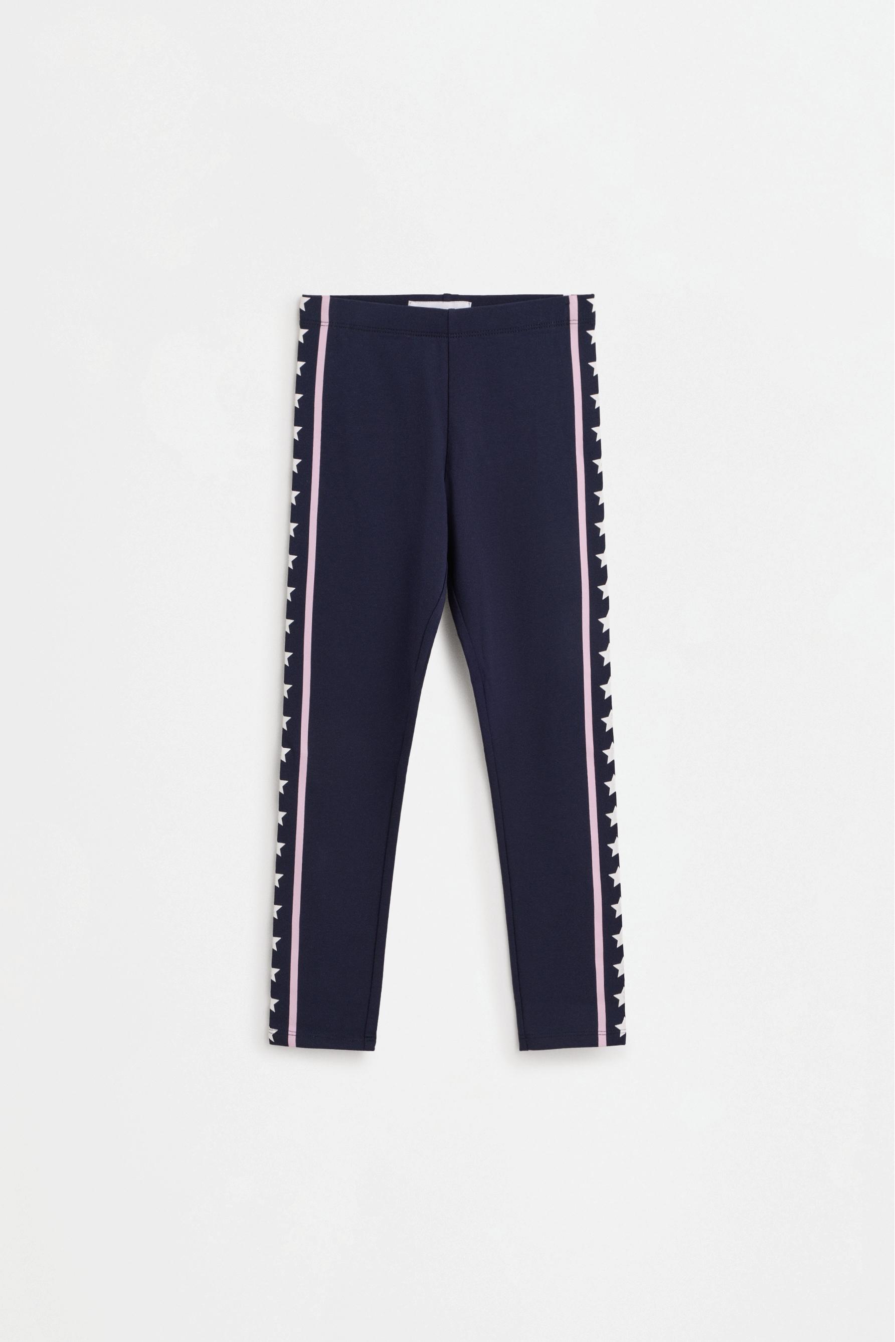 2-pack of contrast leggings — NAVY