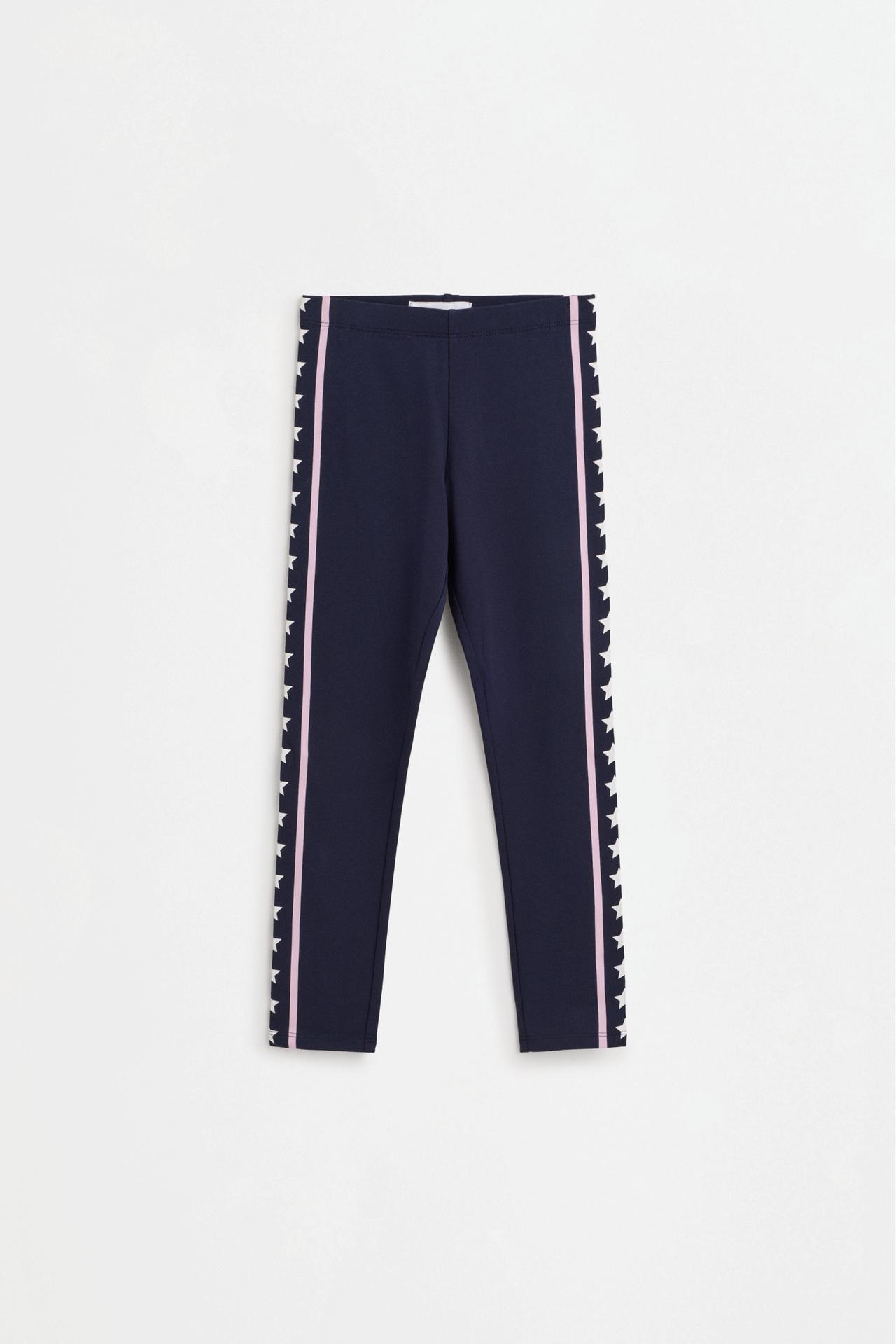 2-pack of contrast leggings — NAVY