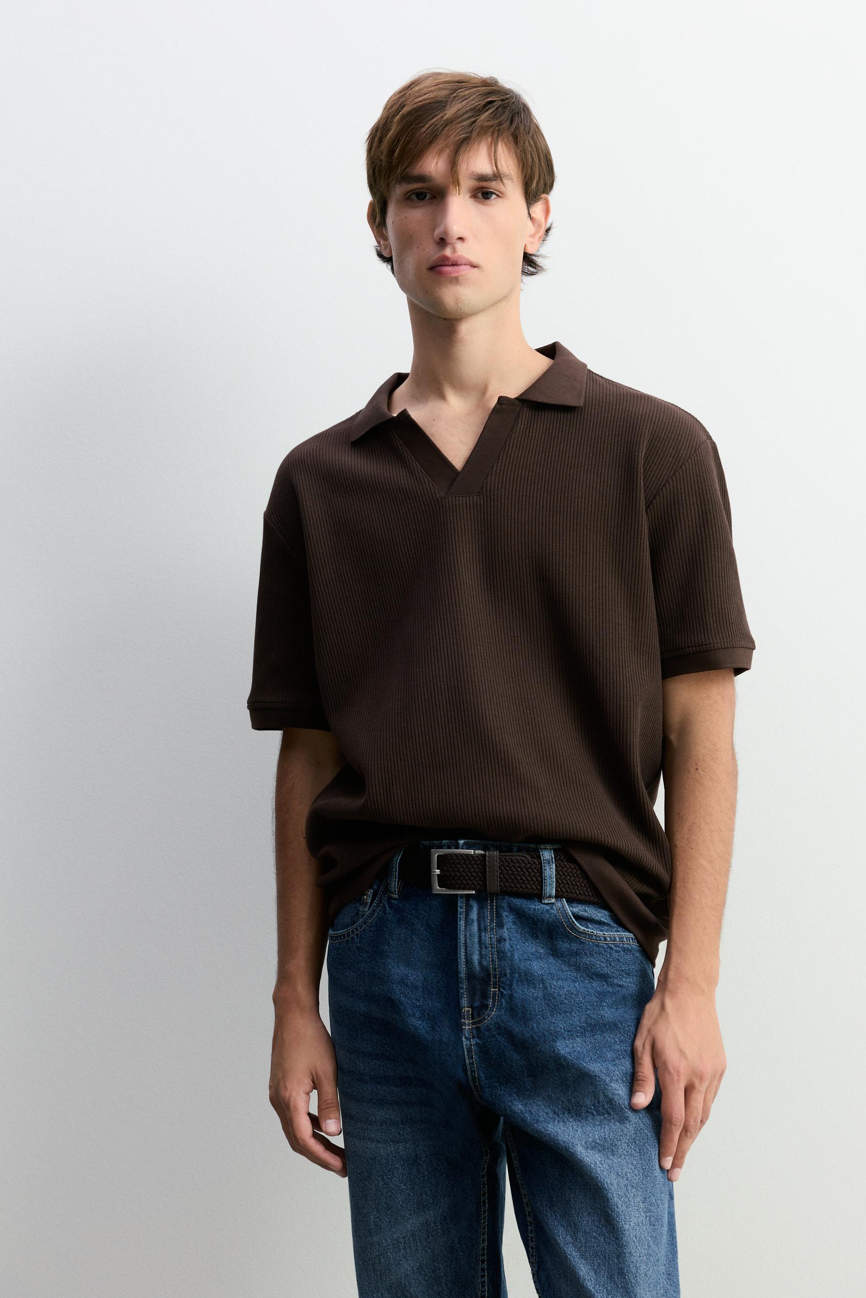 Polo relaxed textura