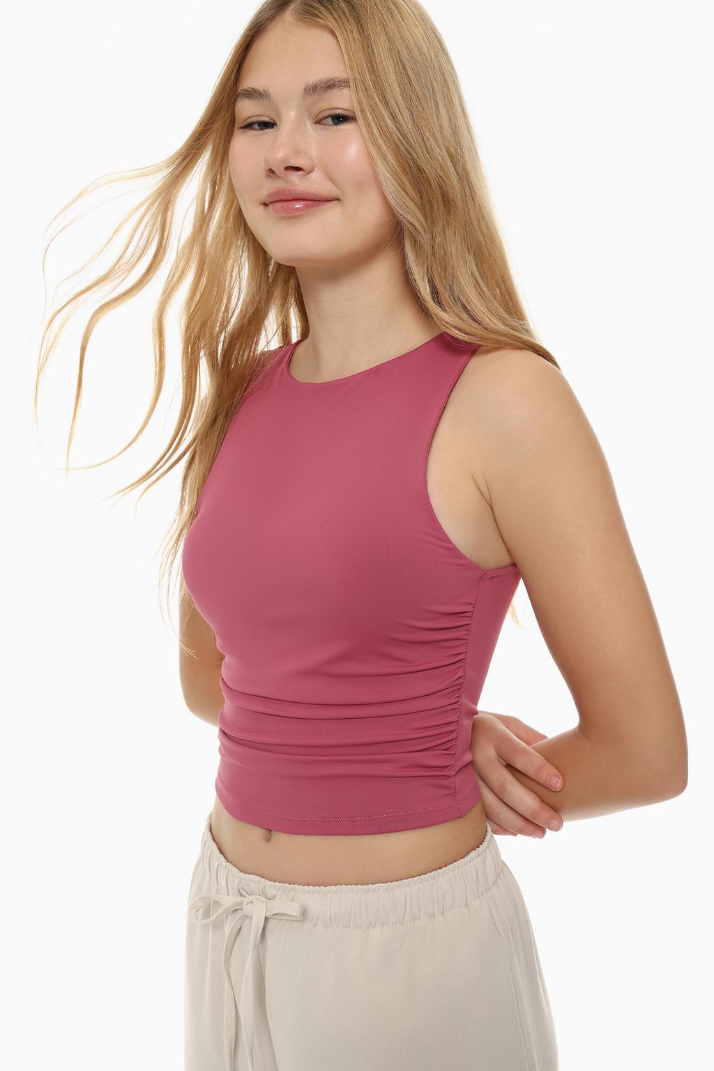 Camiseta cropped poliamida