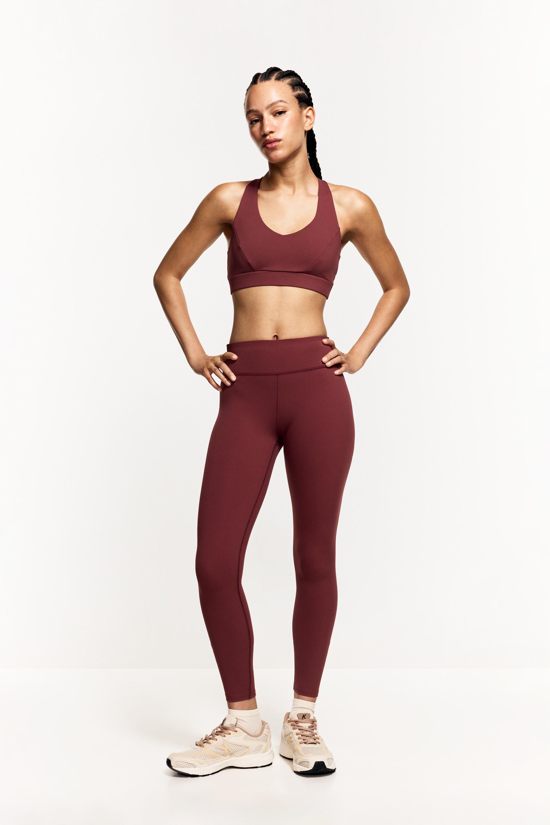 Basic sports leggings — DARK PINK