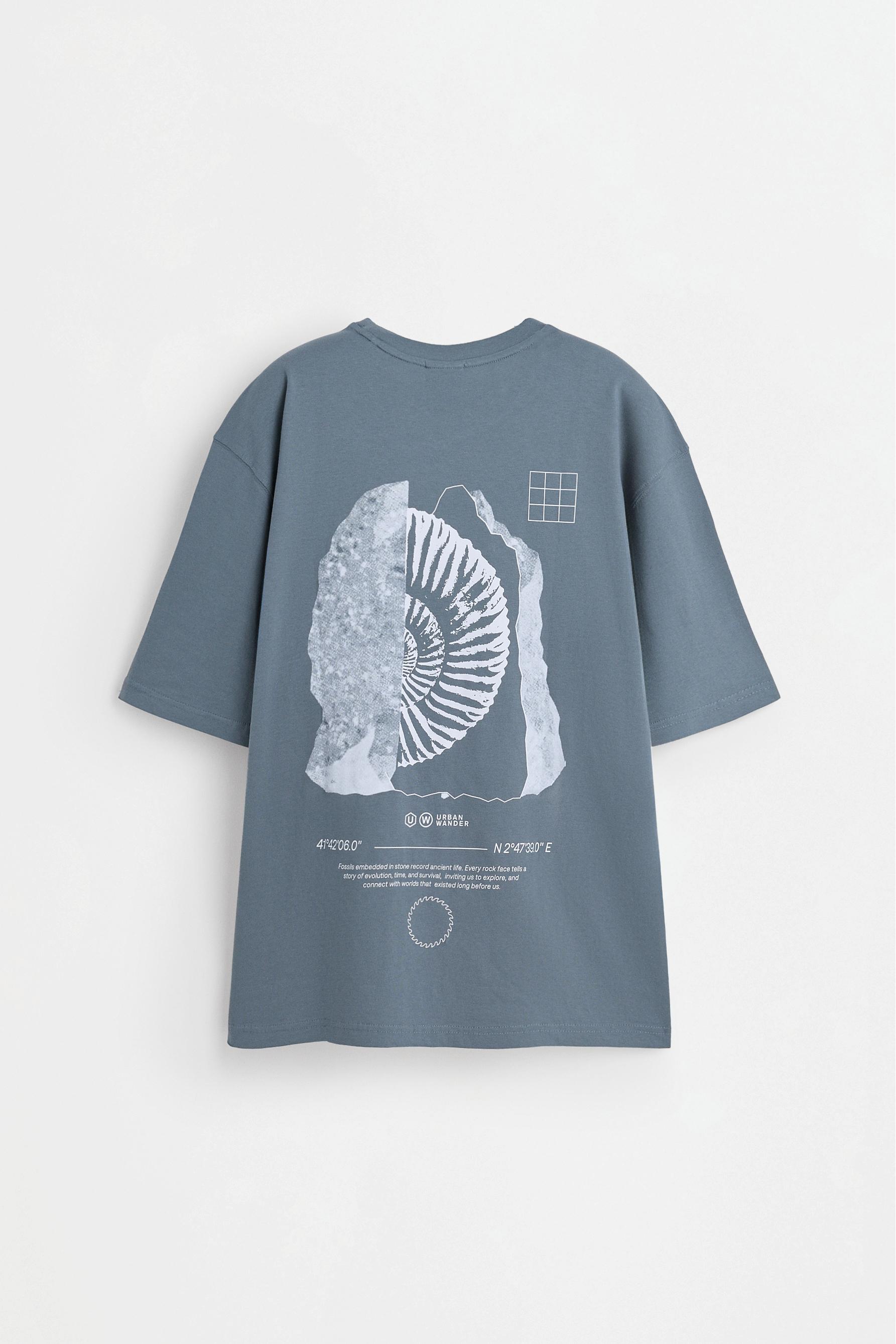 Printed T-shirt — EMERALD GREEN
