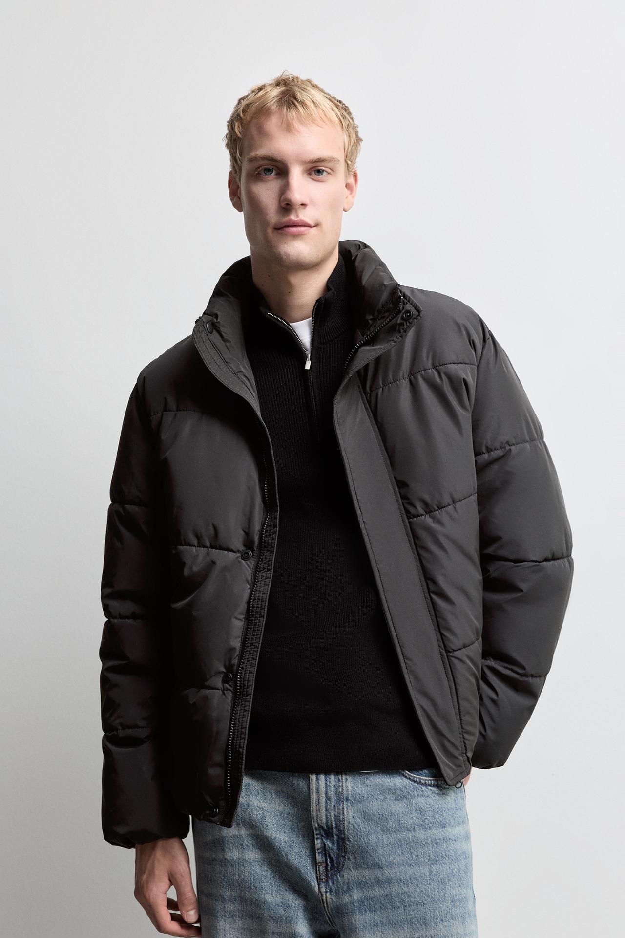 Quilted jacket — BLACK
