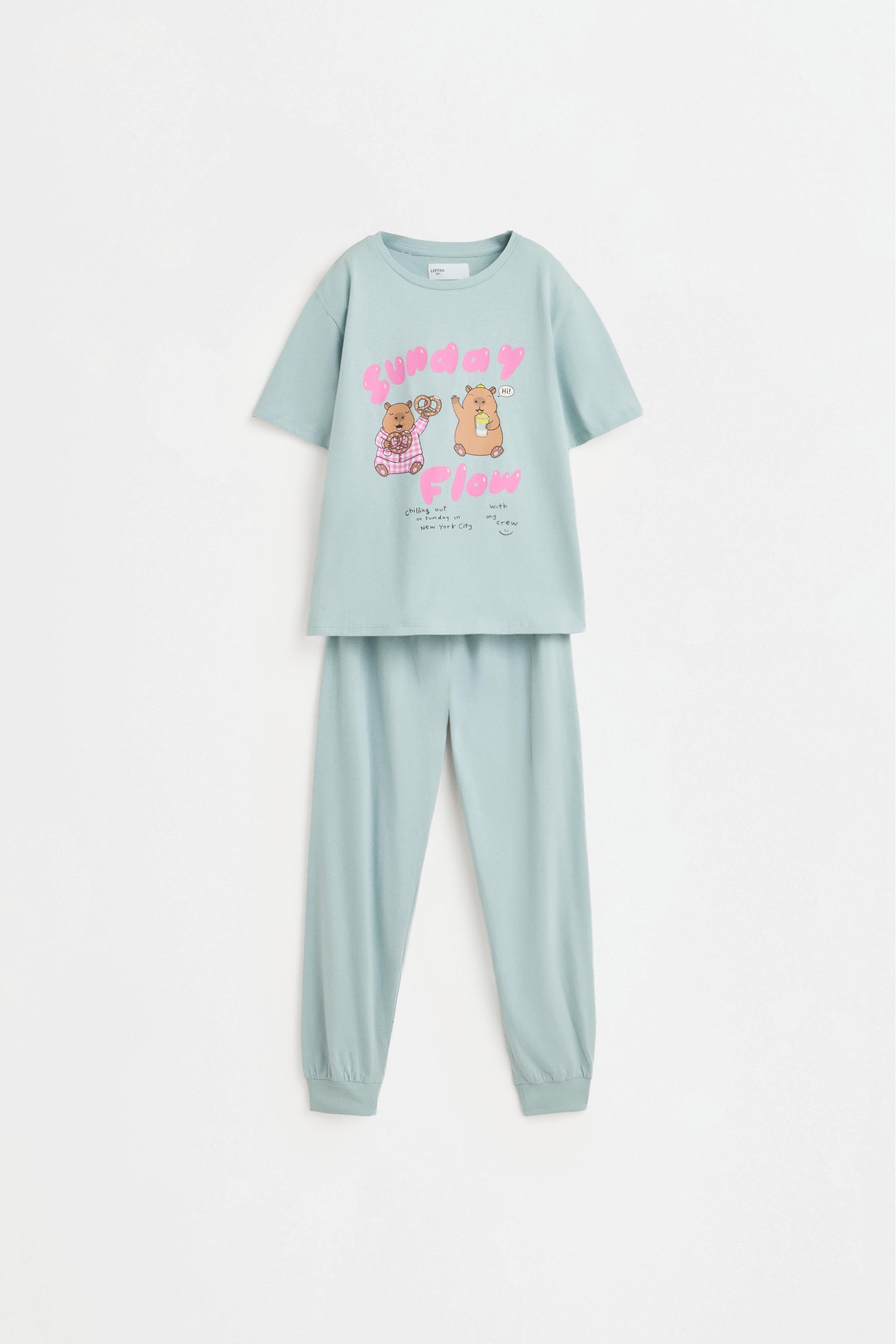 Printed pyjamas — WATER GREEN