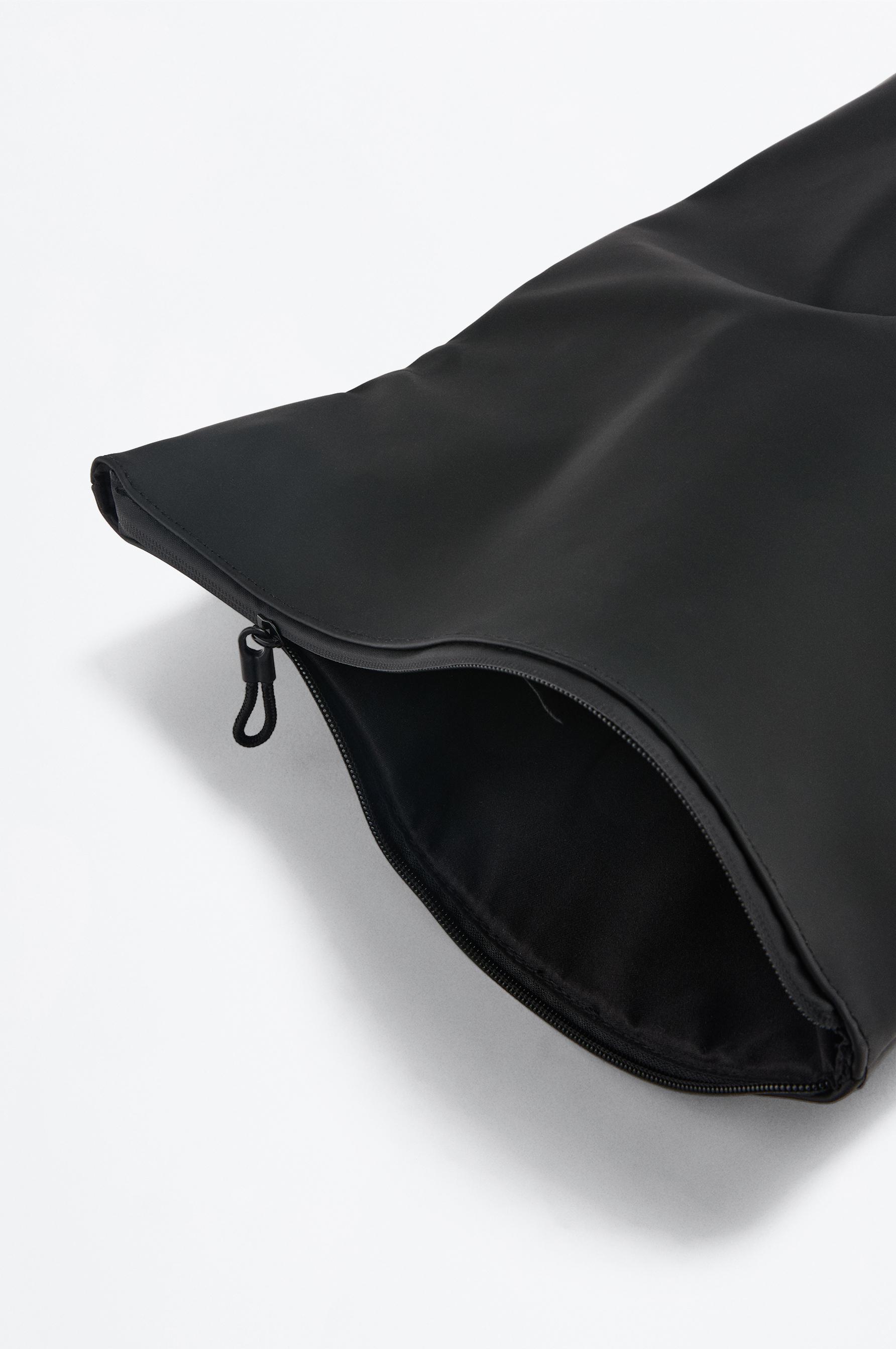 Rubberized Backpack — BLACK (alternate view)