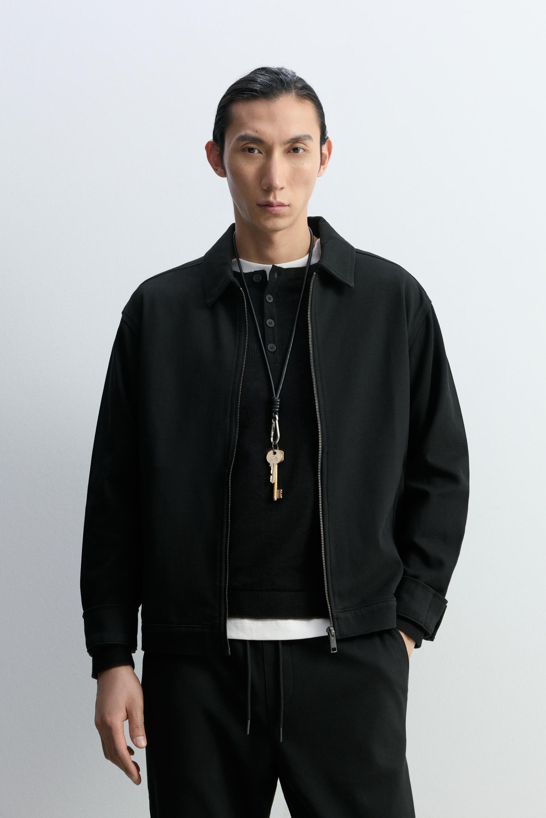 Chaqueta estructura cremallera