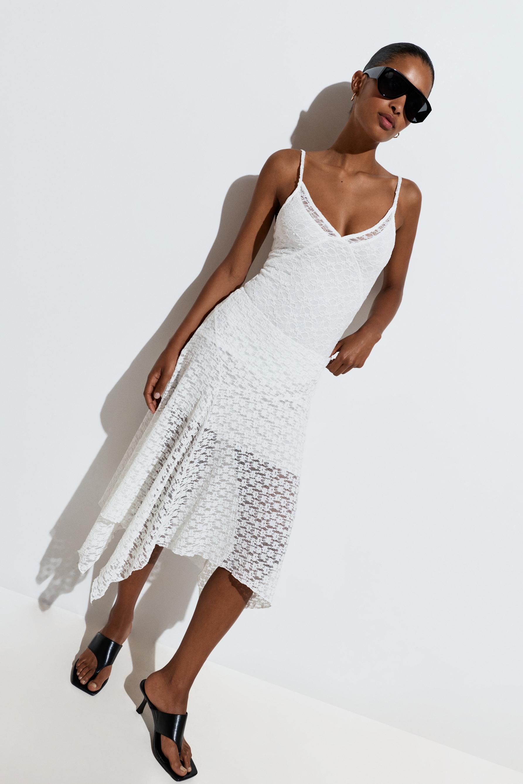 Lace bodysuit — OFF WHITE