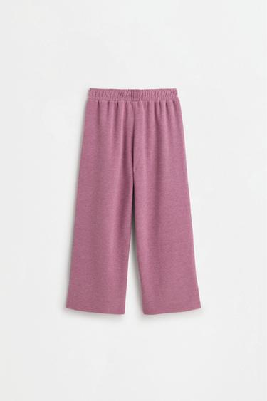 Star bias cut trousers — PINK 2