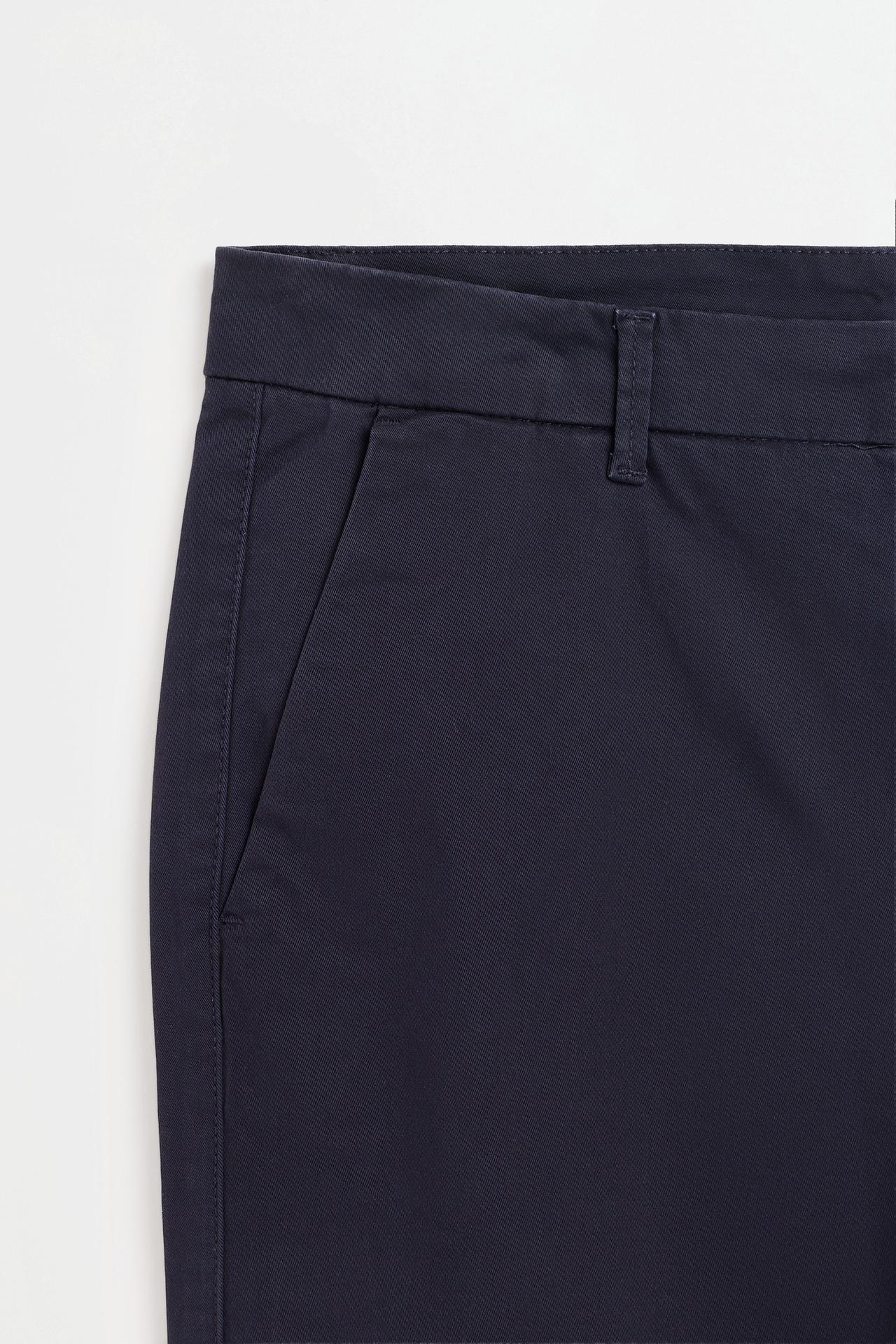 Slim fit chino trousers — DARK BLUE