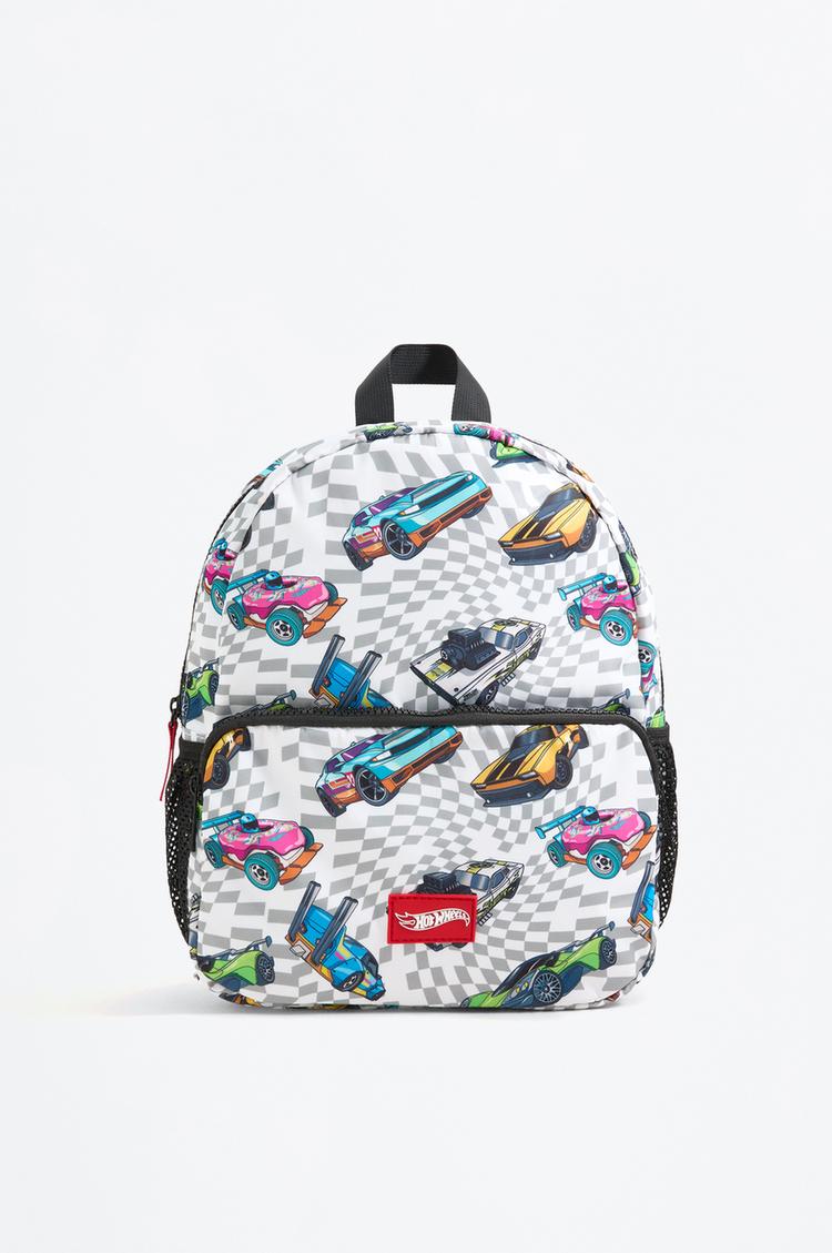 Hot Wheels ® Mattel backpack — WHITE