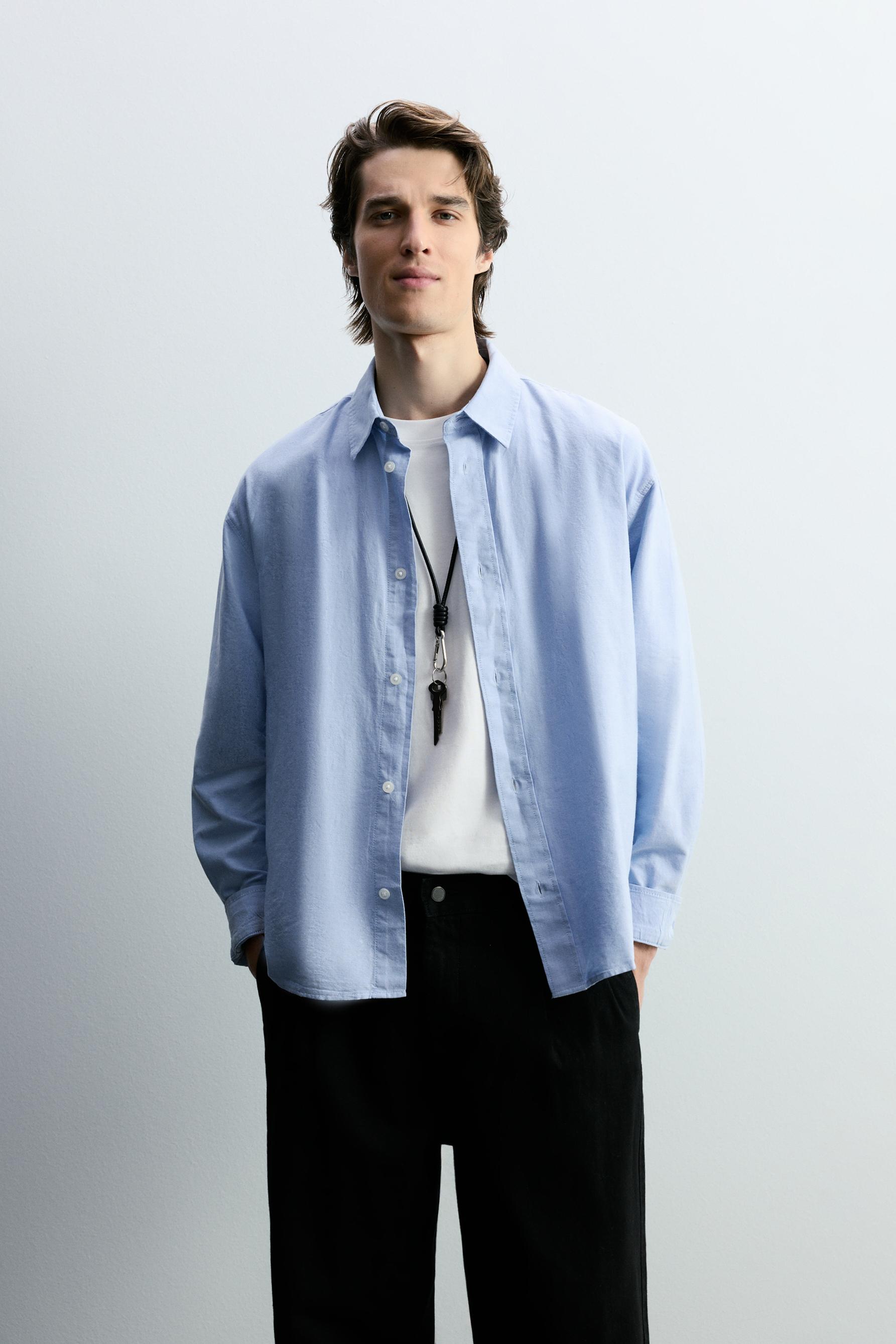 Camisa Oxford relaxed