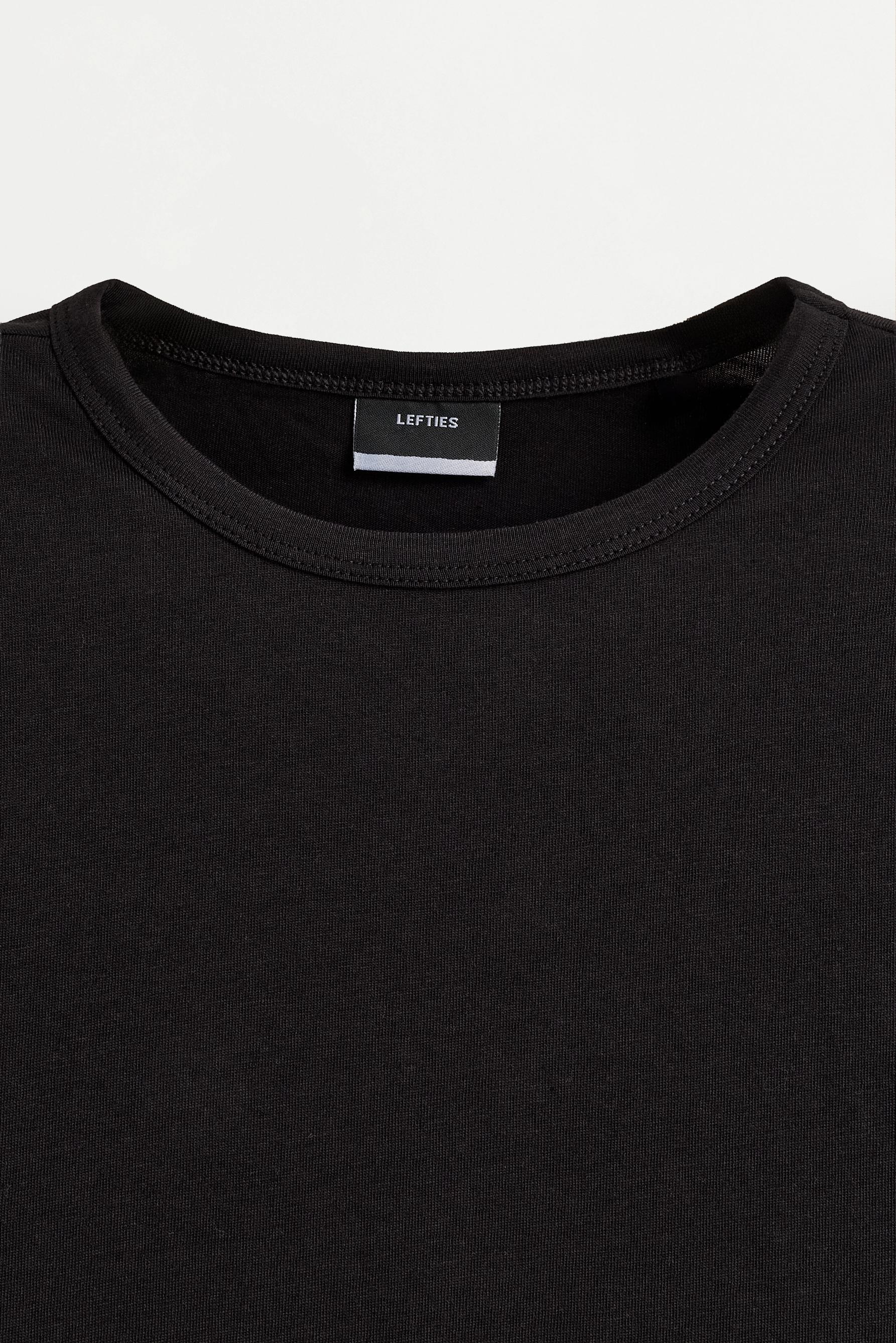 Texture T-shirt — BLACK