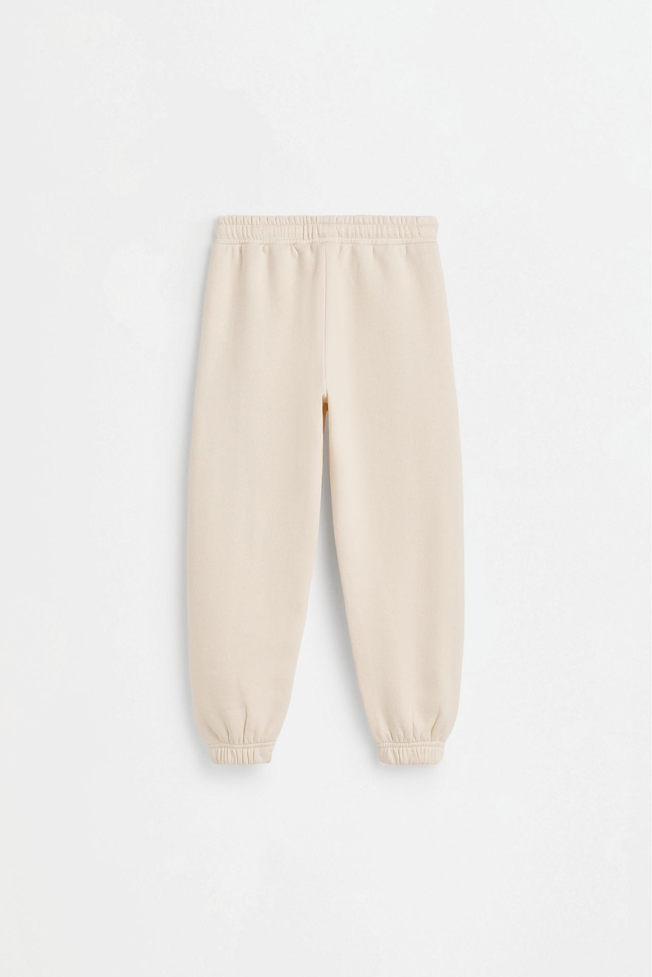 Pack of 4 plain plush pants — MEDIUM ECRU