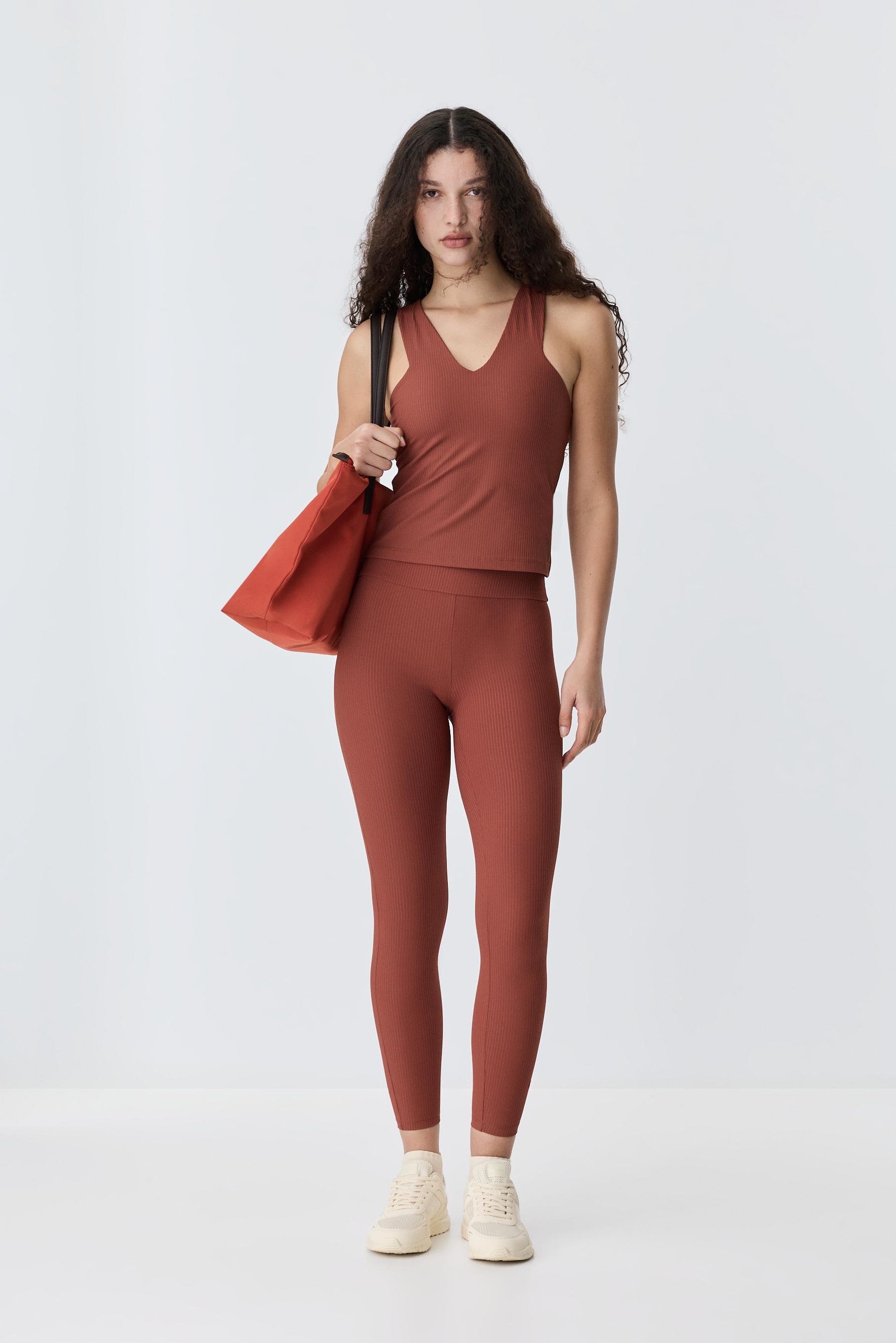 Legging deportivo rib