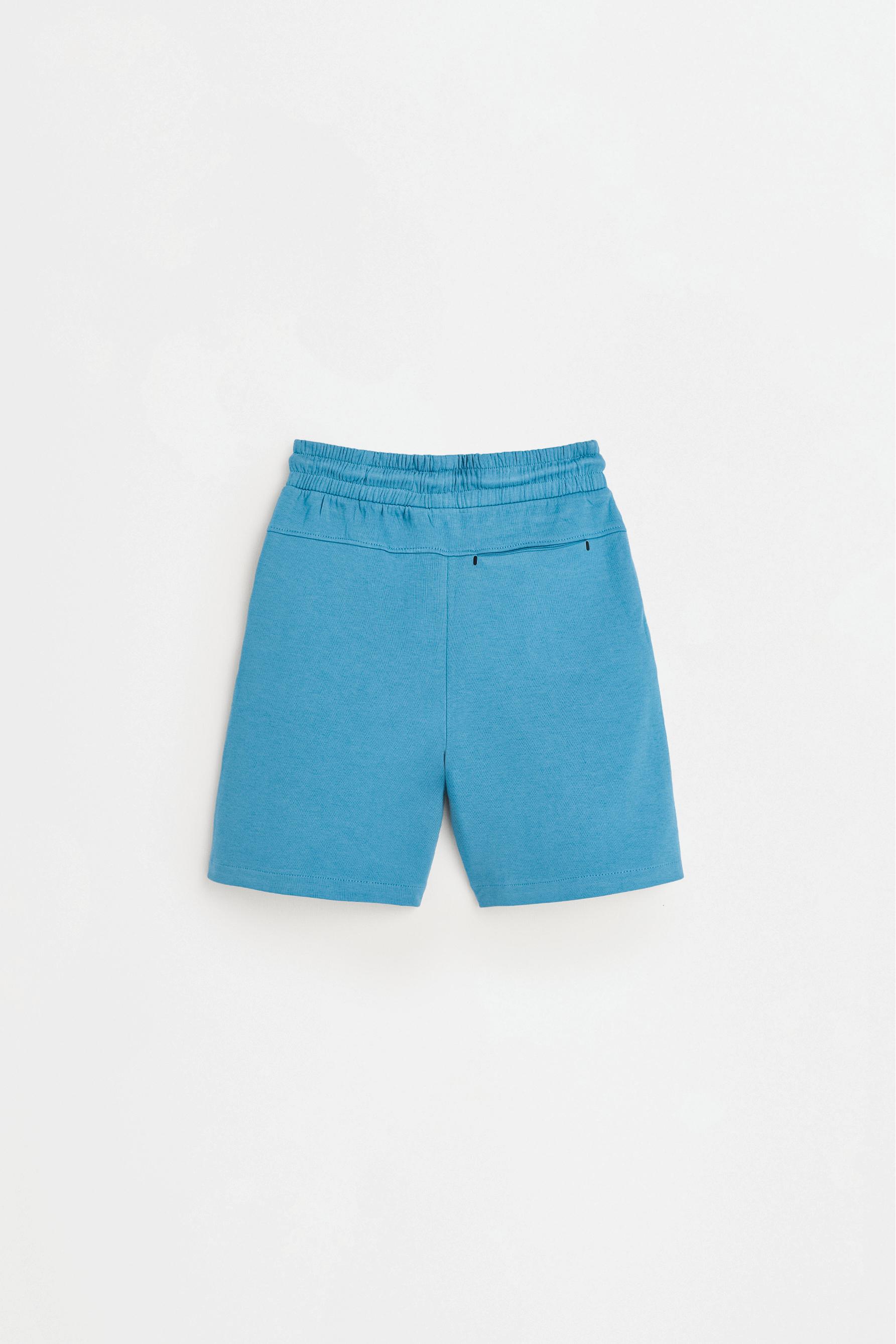 Interlock Bermuda shorts — MEDIUM BLUE