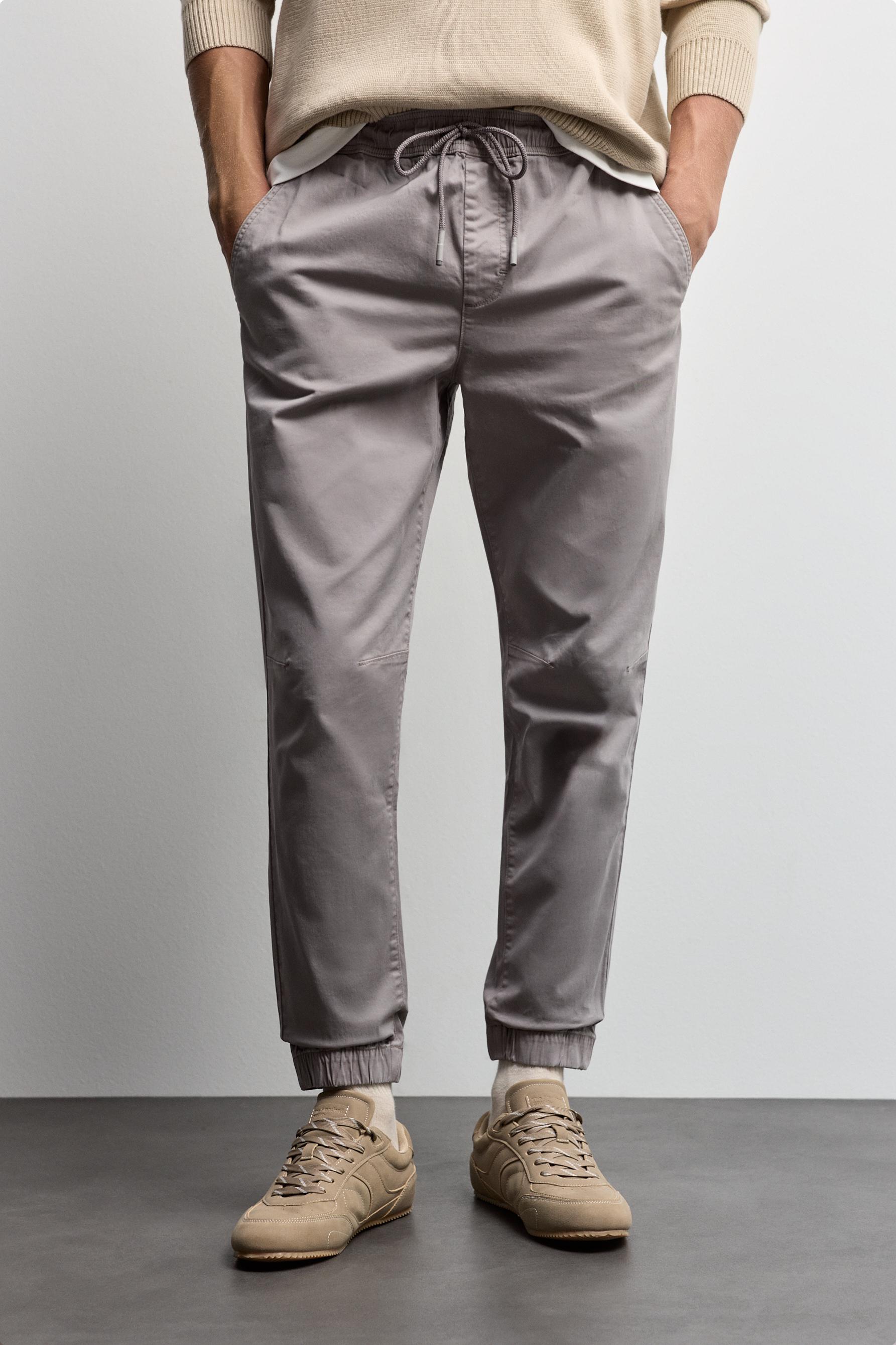 Slim fit joggers — GREY