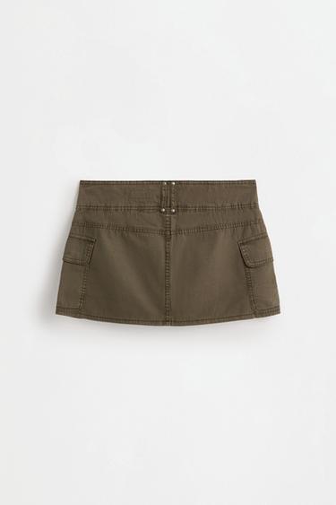 Cargo skirt — DARK KHAKI 4