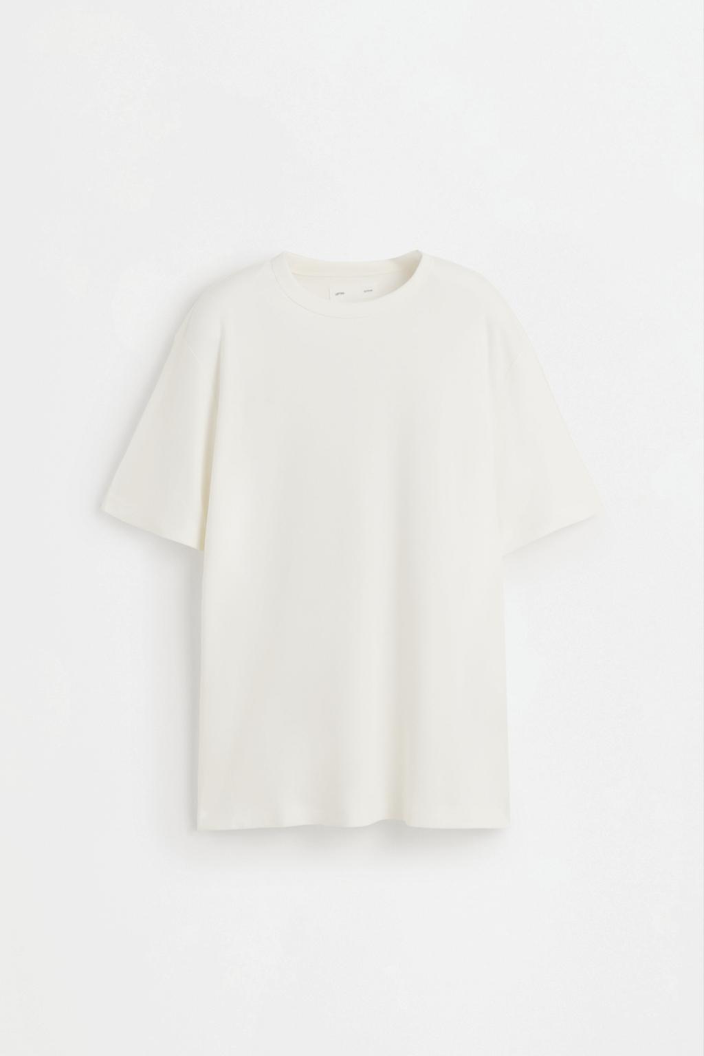 Plain modal-cotton T-shirt