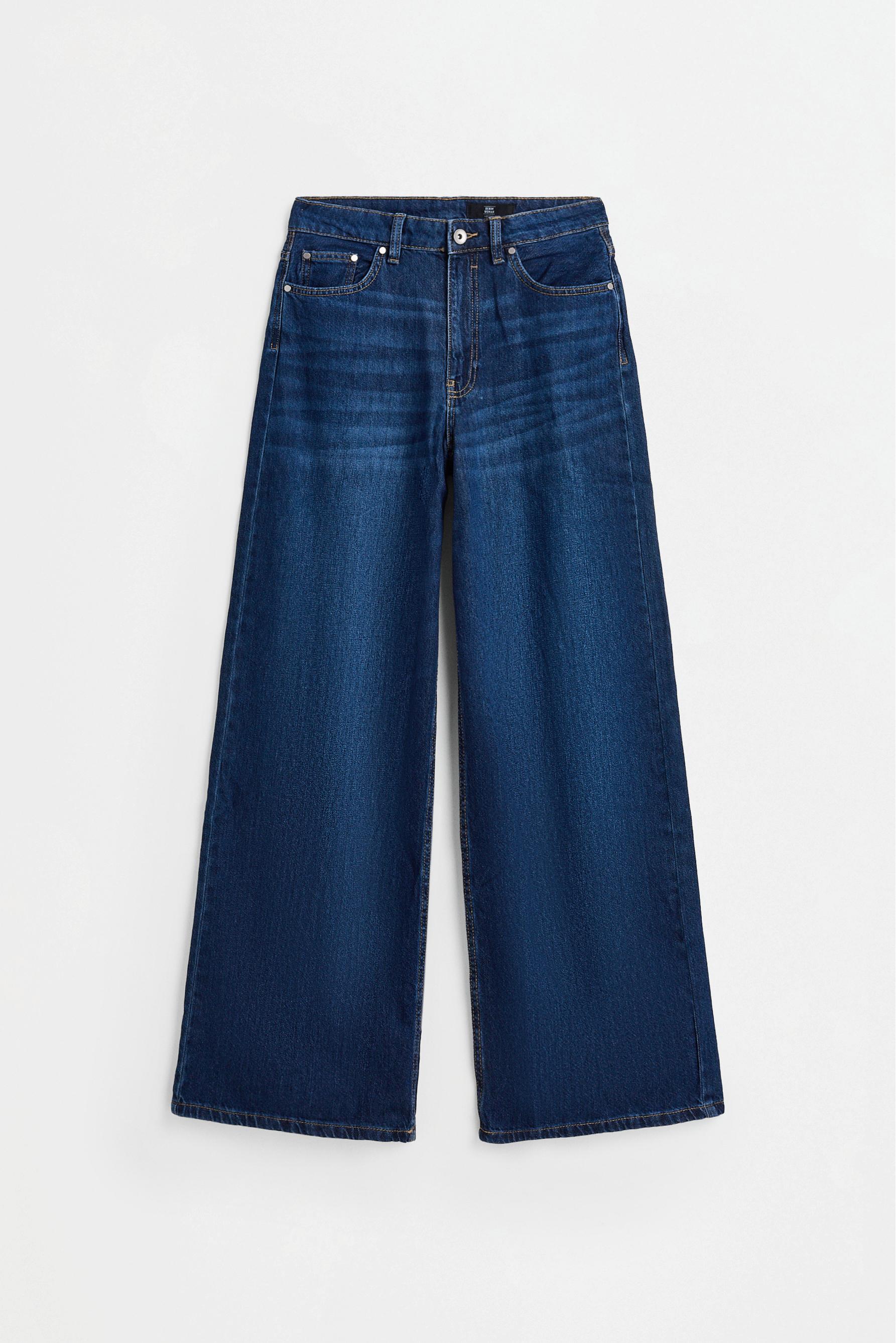 Wide-leg jeans — INK BLUE