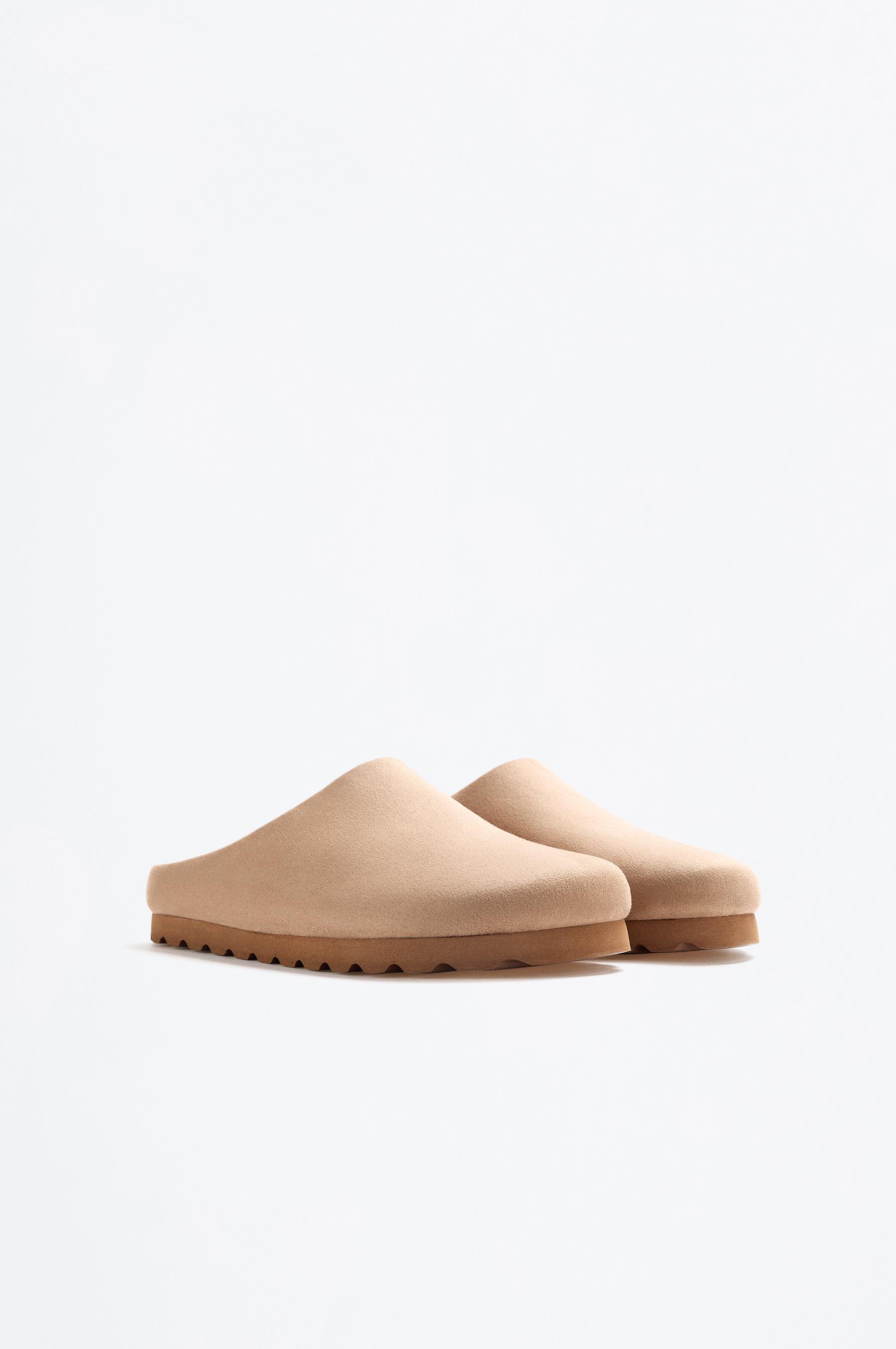 Lefties Kahverengi Lefties Suni Süet ev terliği