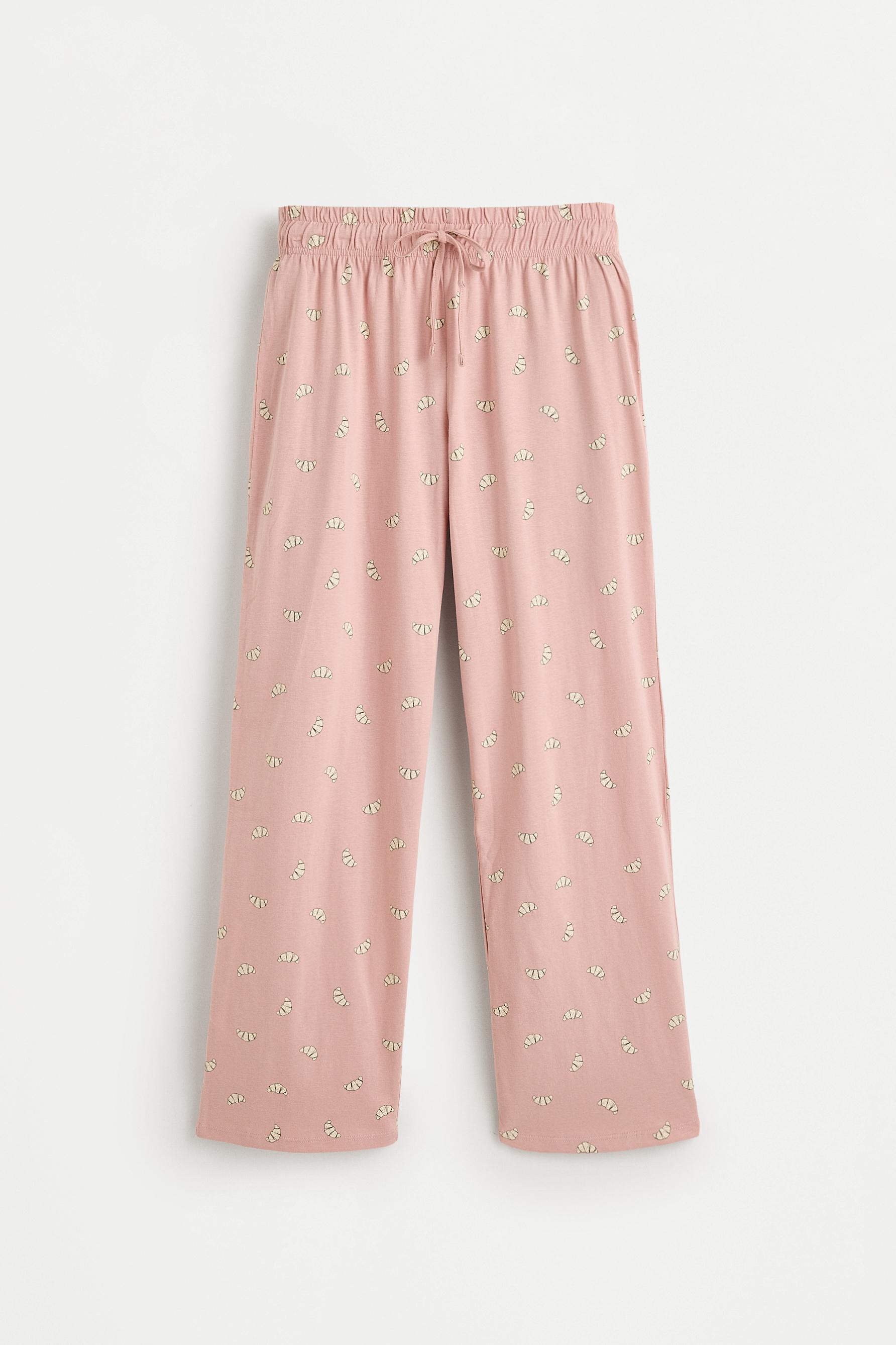 Long printed pyjamas — PASTEL PINK