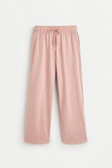 Long printed pyjamas — PASTEL PINK 8