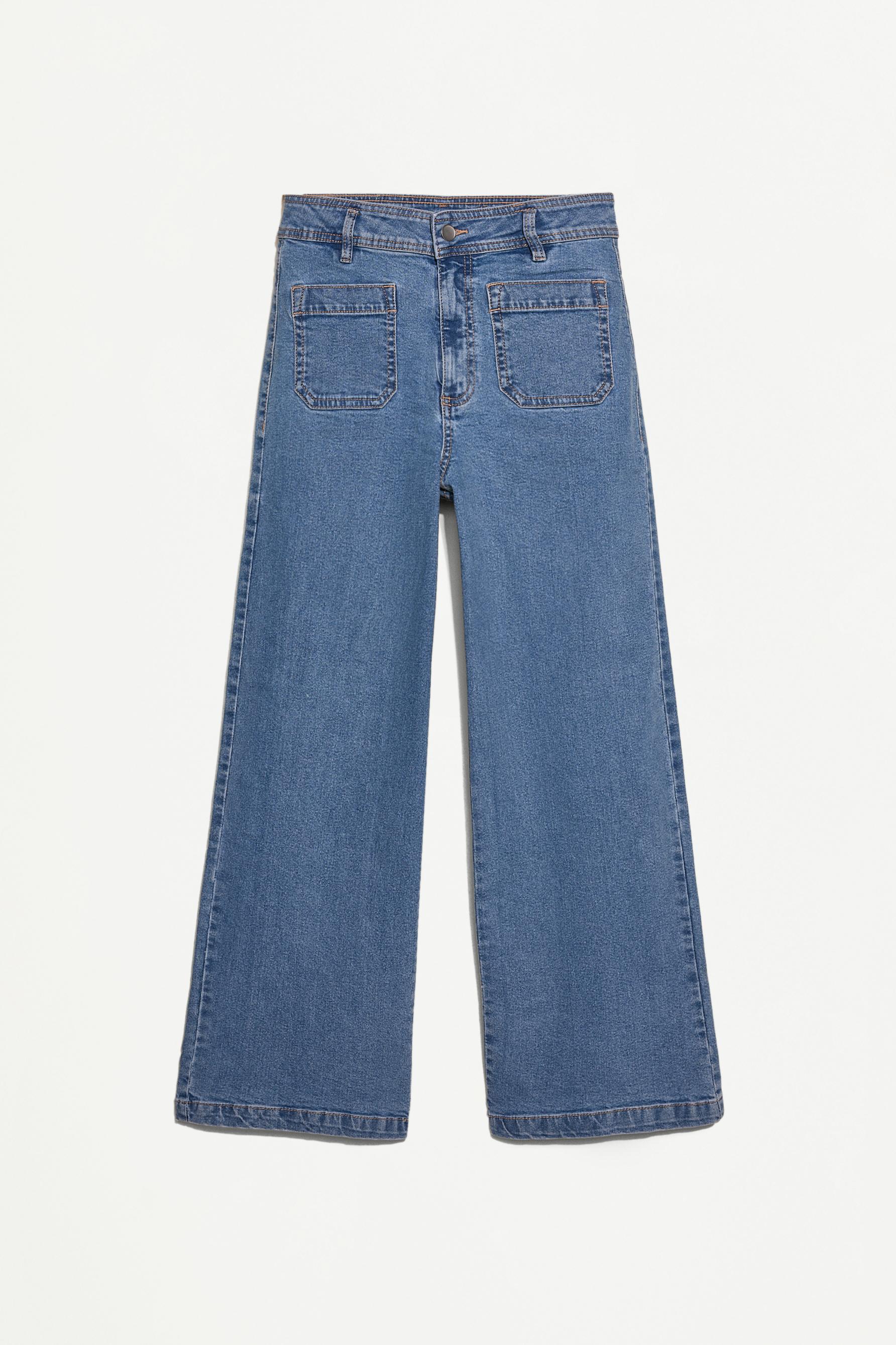 Stretch pocket jeans — PALE BLUE