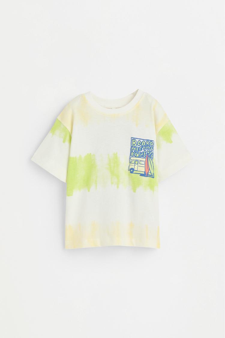 T-shirt with a maxi print on the back — WHITE
