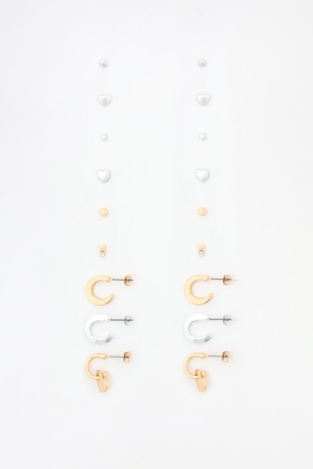 9-pack of assorted earrings