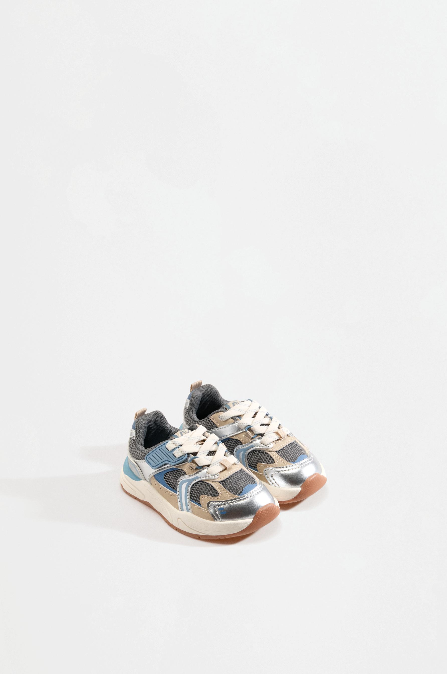 Multi-piece barefoot trainers — BLUE